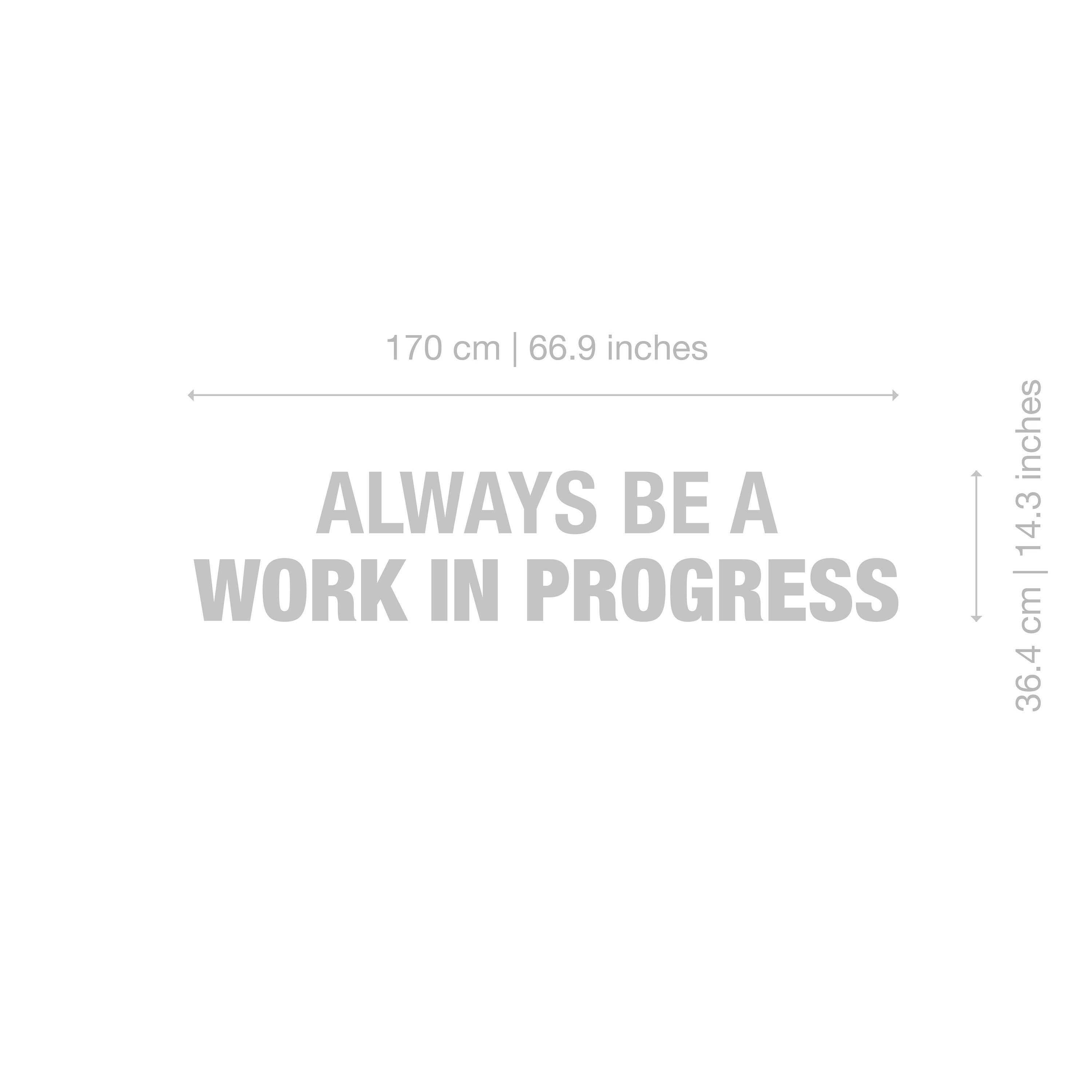 Work in Progress - Entrepeneur Quote for Office Decor - SKU:WIPR-2