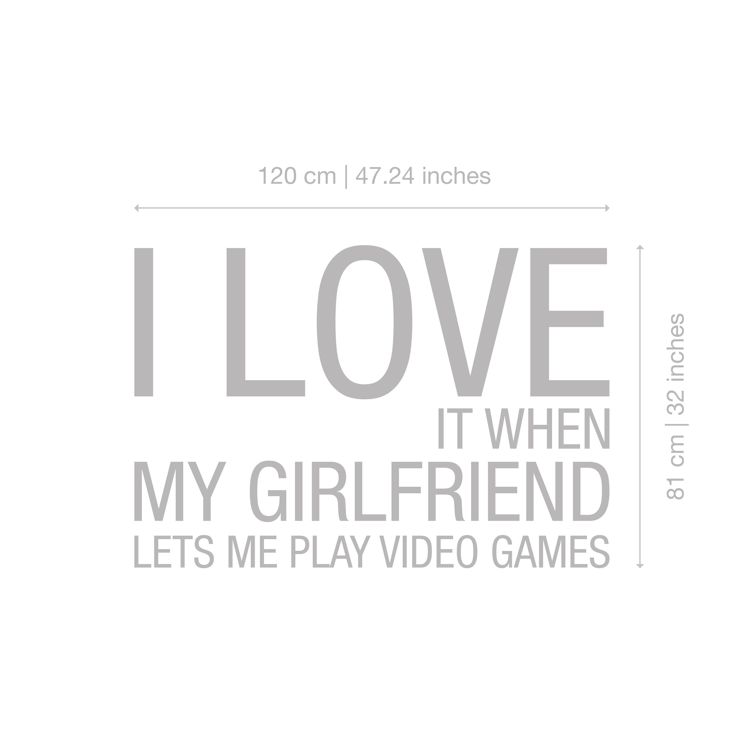 Game Decor - Gaming - Gaming Decor - Gaming Decal - Gaming Stickers - Game Room - Gaming Girl - Gaming Girlfriend Sticker - SKU:GMGF-2