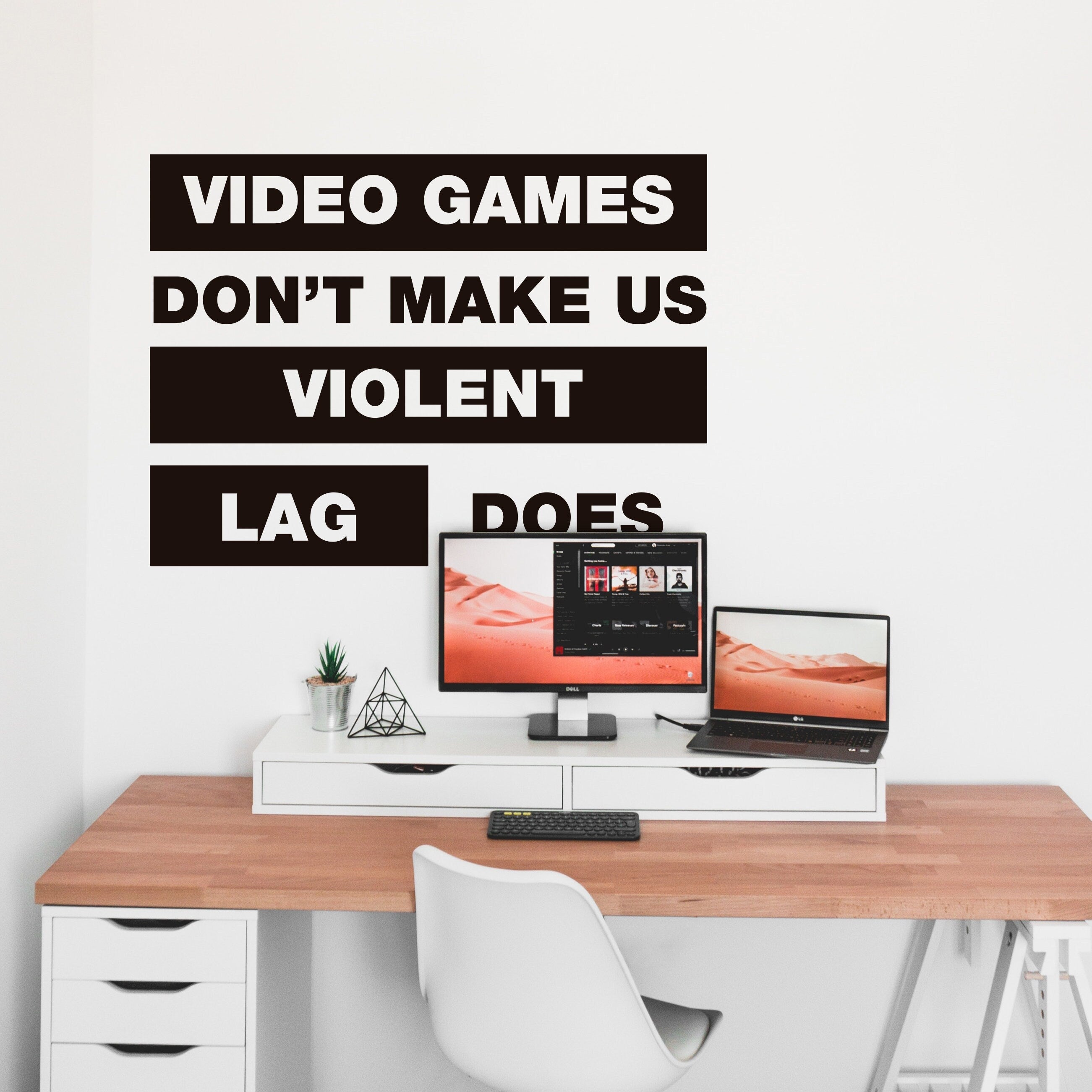 Game Decor - Gaming - Gaming Decor - Gaming Decal - Gaming Stickers - Game Room - Video Games - SKU:GDMV-1