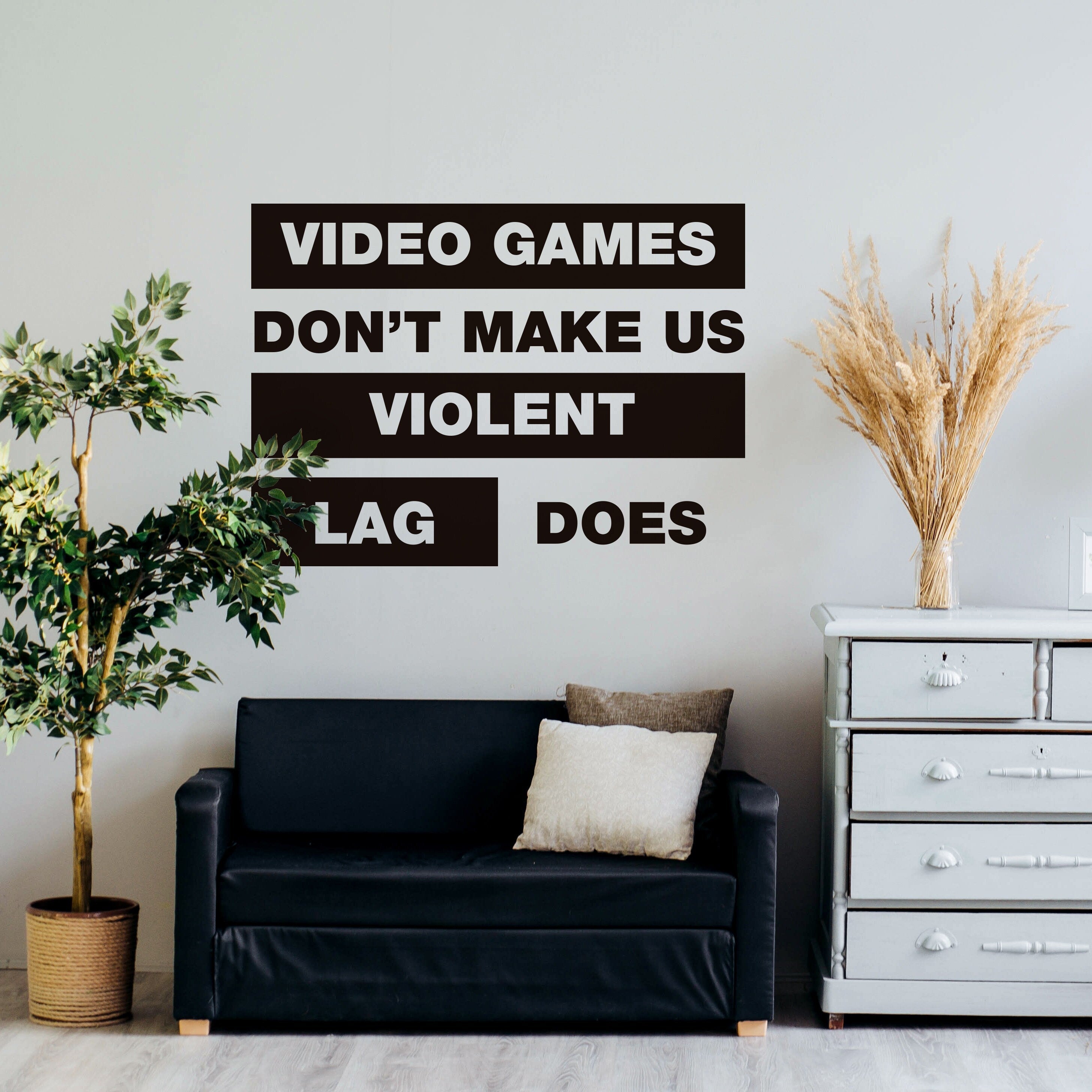 Game Decor - Gaming - Gaming Decor - Gaming Decal - Gaming Stickers - Game Room - Video Games - SKU:GDMV-0