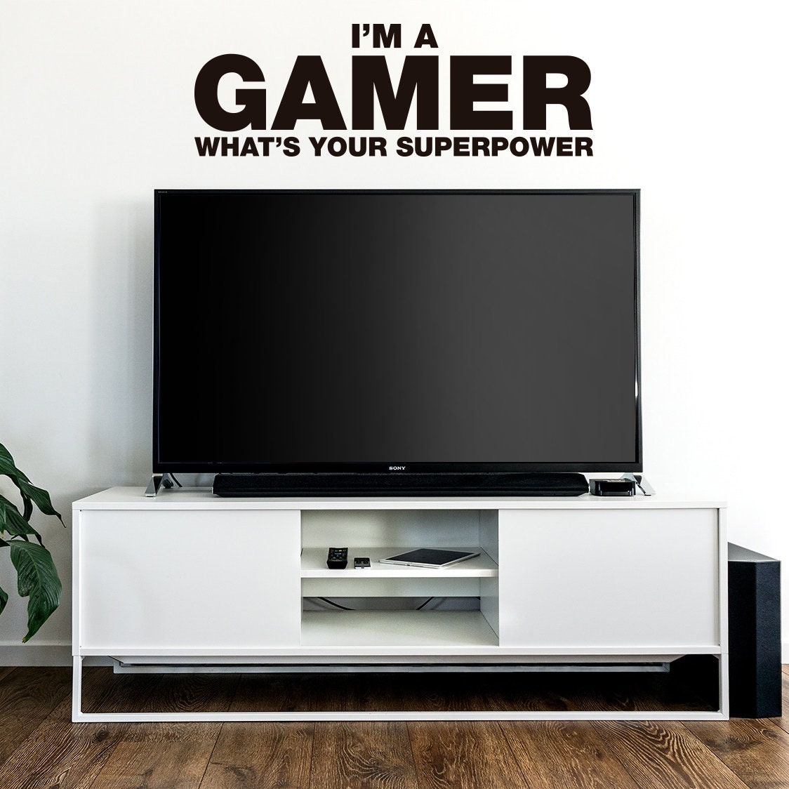 Game Decor - Gaming - Gaming Decor - Gaming Decal - Gaming Stickers - Game Room - What’s your superpower Sticker - SKU:IMAG-1