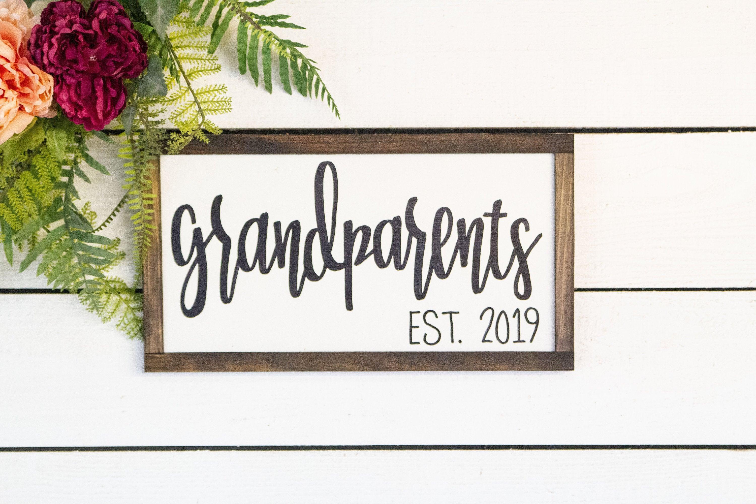 Grandparents Est. Sign - PRHOMZ