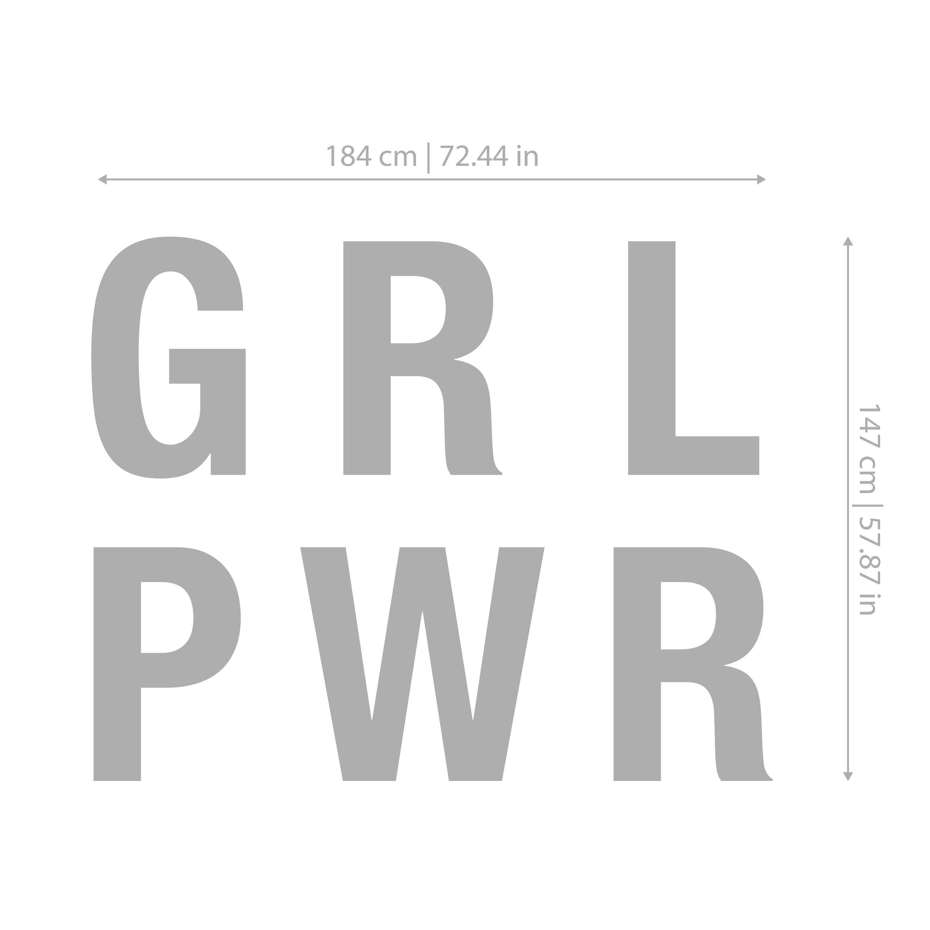 Girl Power Gym - GRLPWR - Signs - Gym Decor - Motivational Quote - Fitness Decor - Wall Decor - SKU:GLPW-1