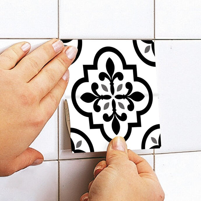 Sofia Tile Stickers - Fireplace - Carrelage - Carreaux - Peel and Stick - Pack of 10 - SKU:SOFI-3