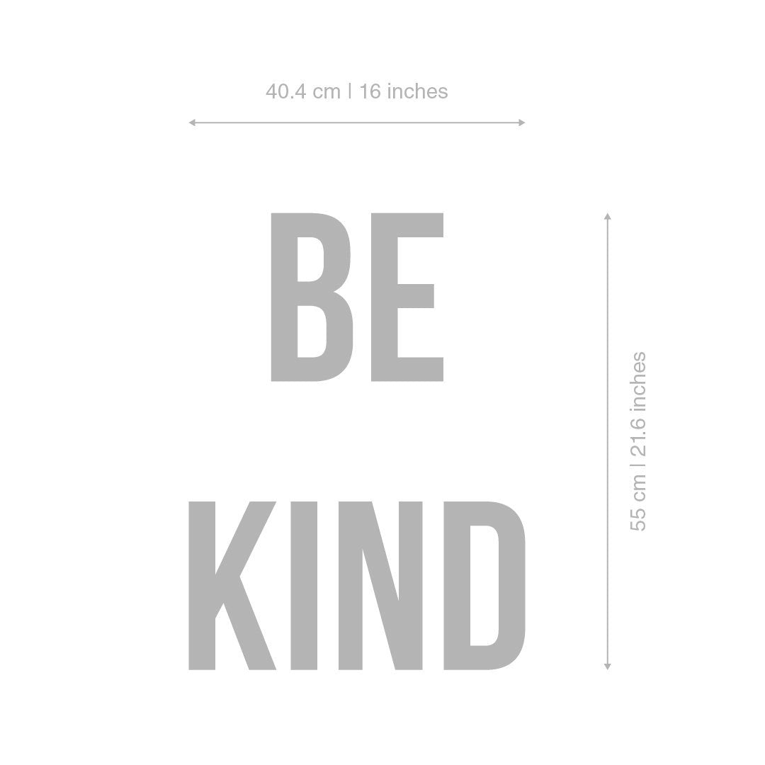 Be Kind Sign - Gallery Wall Sign - 3D letters - Quote Art - Wall Decor - Inspirational Sign - SKU: KIND-3