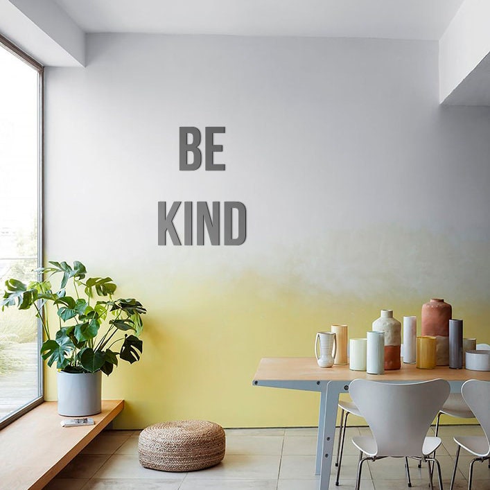 Be Kind Sign - Gallery Wall Sign - 3D letters - Quote Art - Wall Decor - Inspirational Sign - SKU: KIND-0