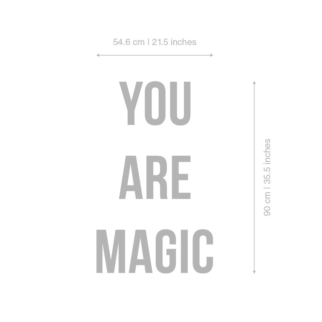 You Are Magic Sign - Gallery Wall Sign - 3D letters - Quote Art - Wall Decor -  Bedroom Decor - SKU: MAGI-3