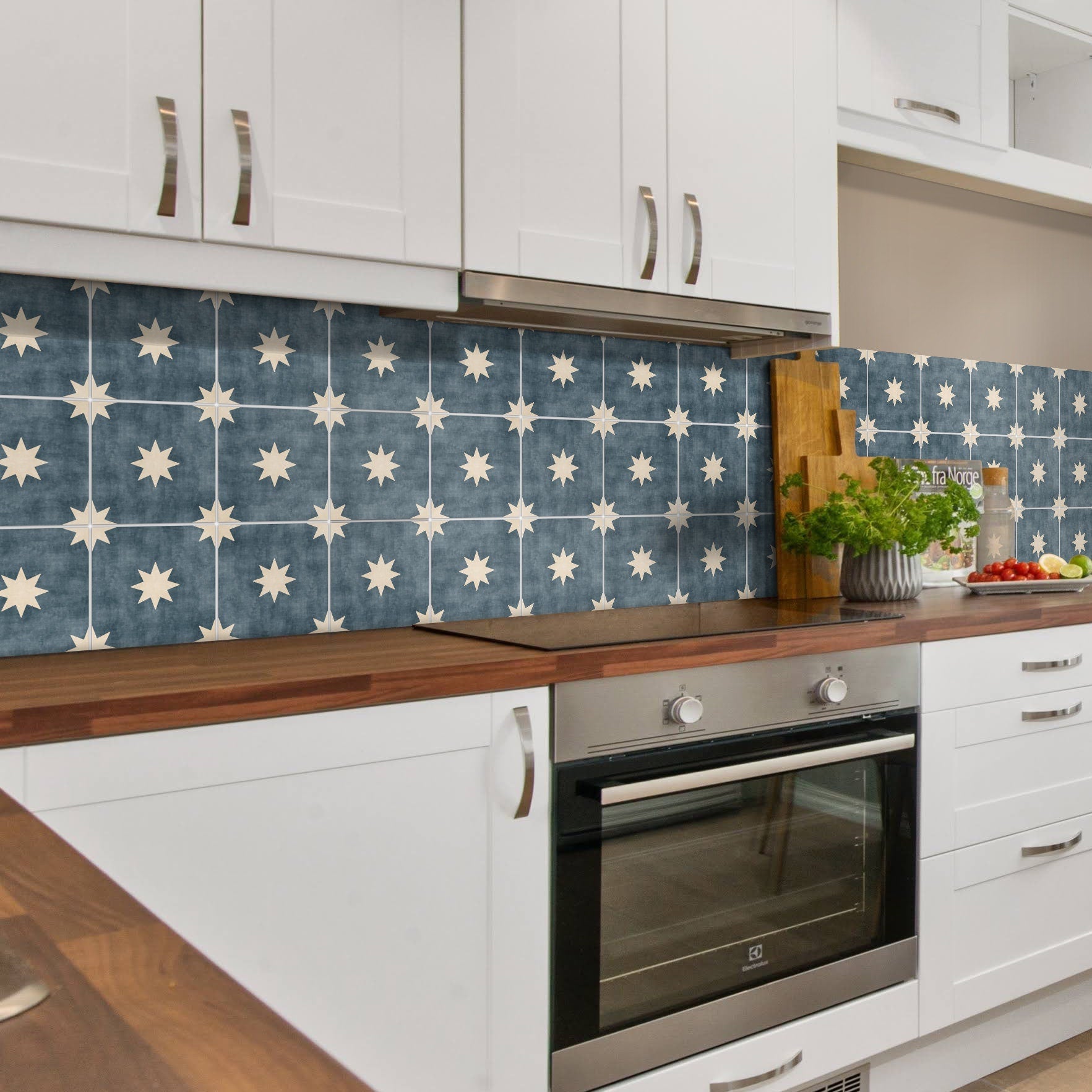 Stars Backsplash Decals - Vinyl Self Adhesive - Crédence adhésive - Kitchen Wall Decals - SKU:RT43-1