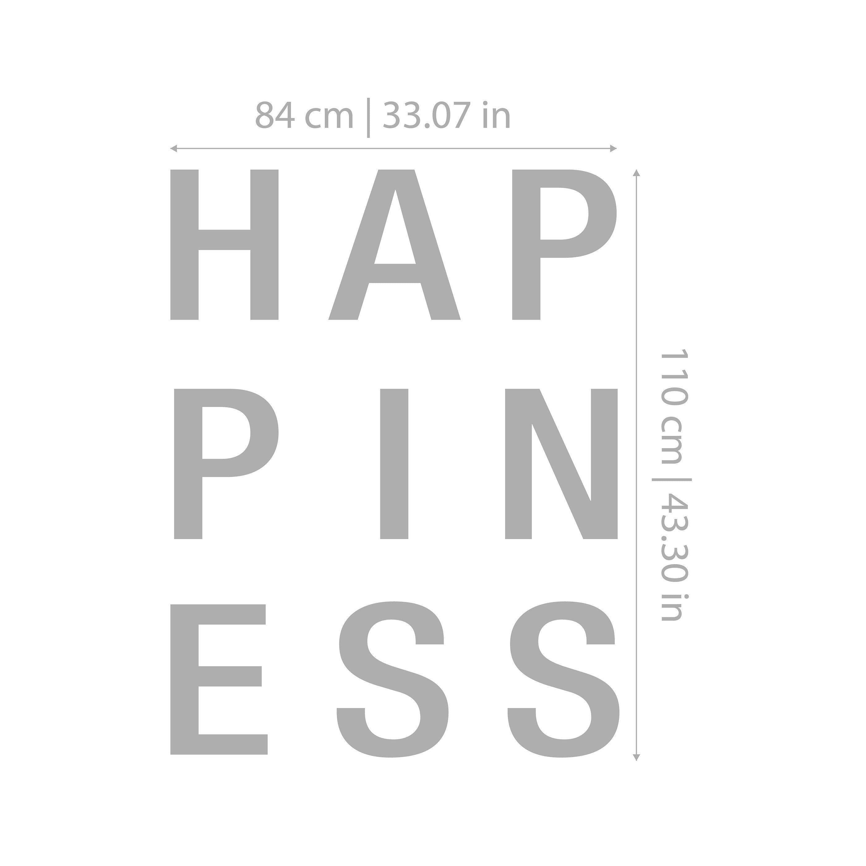 Happiness Sign - Wall Art Piece - 3D letters - Wall Decor - Wall Hanging - Kitchen Decor - SKU:HAPS-1