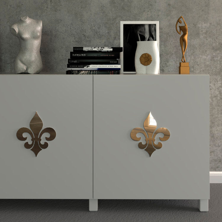 Paris, BESTA Kits, Fleur de lis Decor, Furniture Panels, Furniture Overlays -Fretwork Panels, Mirrored Furniture, SKU:PABE-2