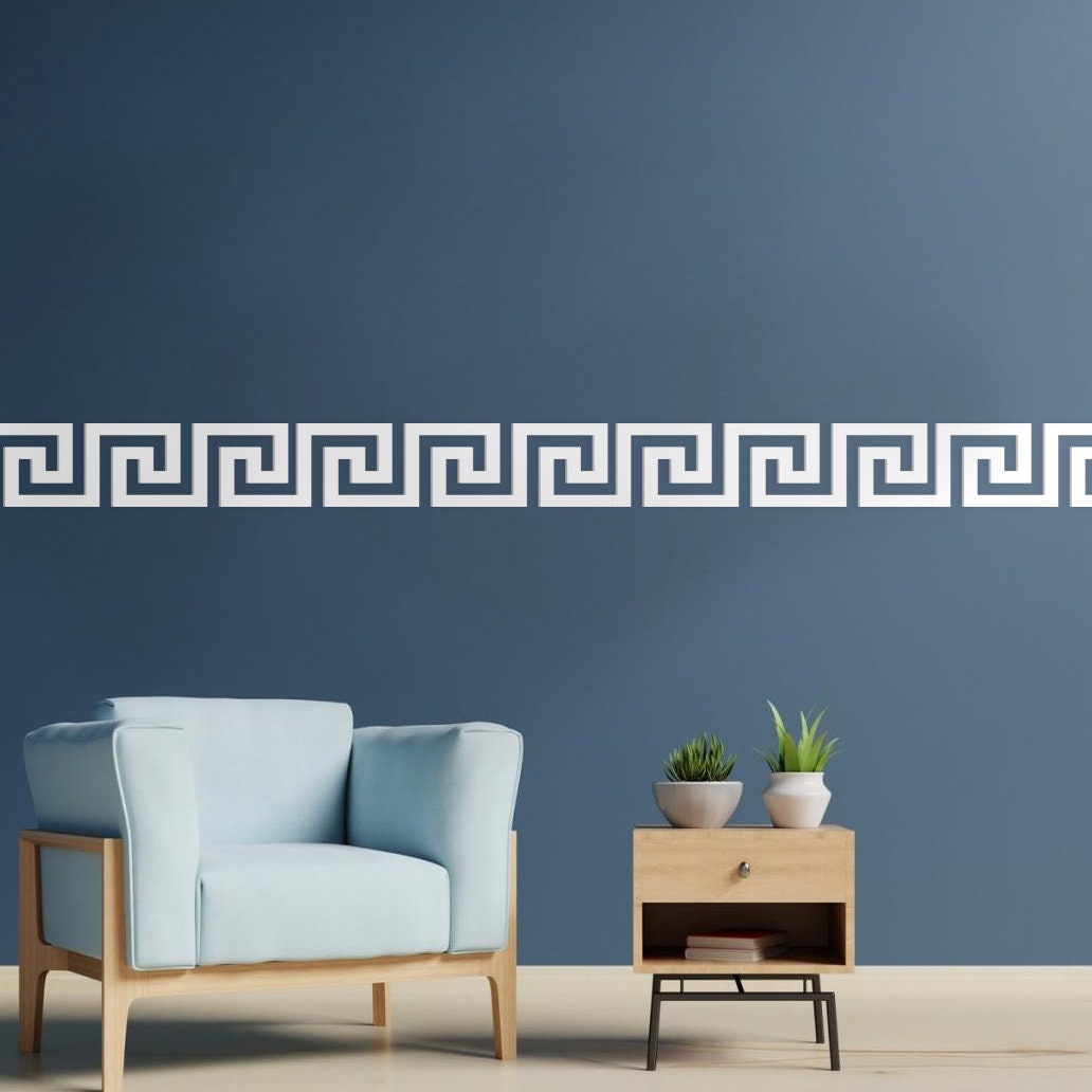 Greek Key Wall Border - Wall Border - Dorm Decor - Greek Border - Home decor - Wall Art - Greek Art - Greek Pattern - Office Art -SKU: Greek-2