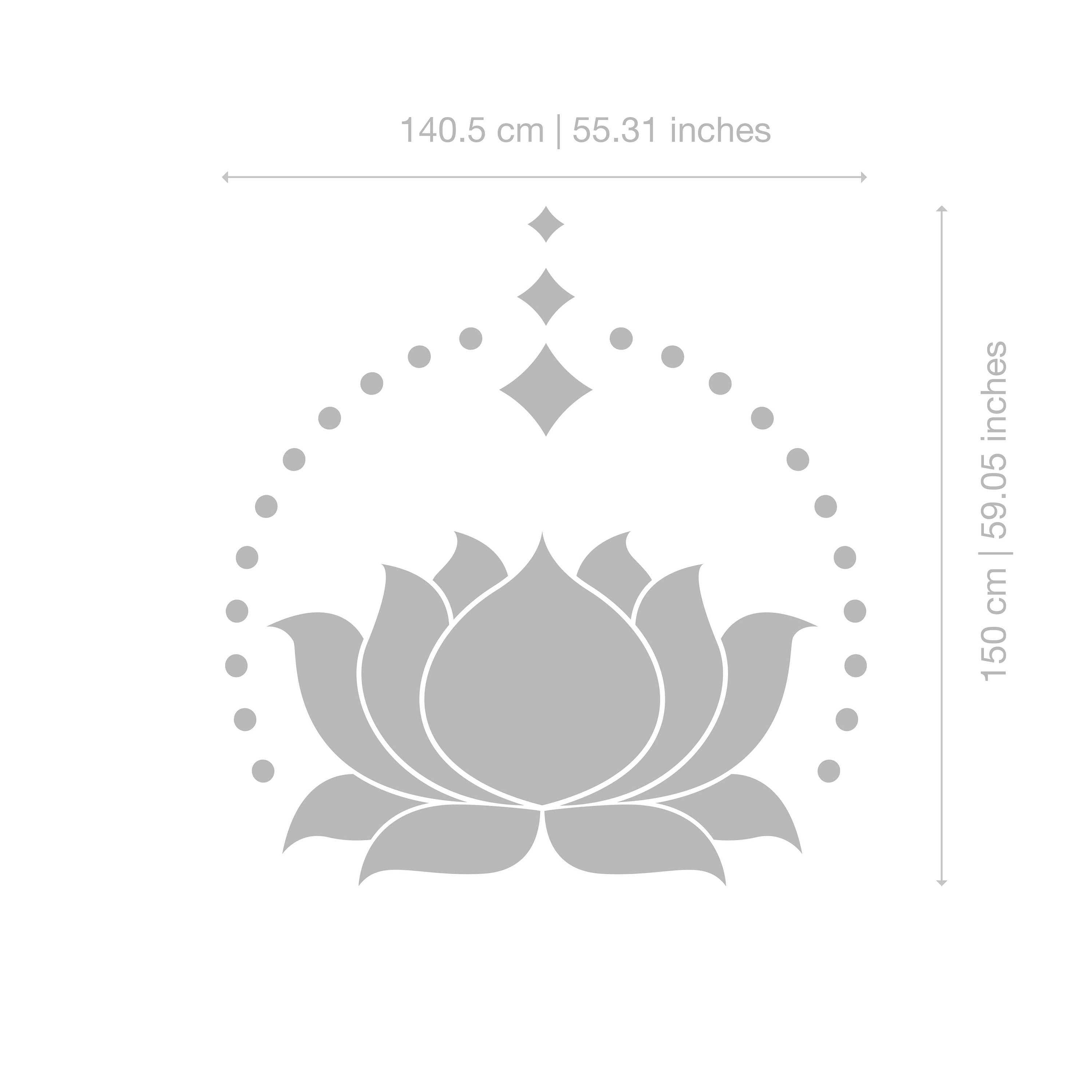 Lotus Flower 3D Wall Art - Yoga Sign - Housewarming Gift - Wall Hangings - 3D Wall Decor - SKU: LOTXL-3