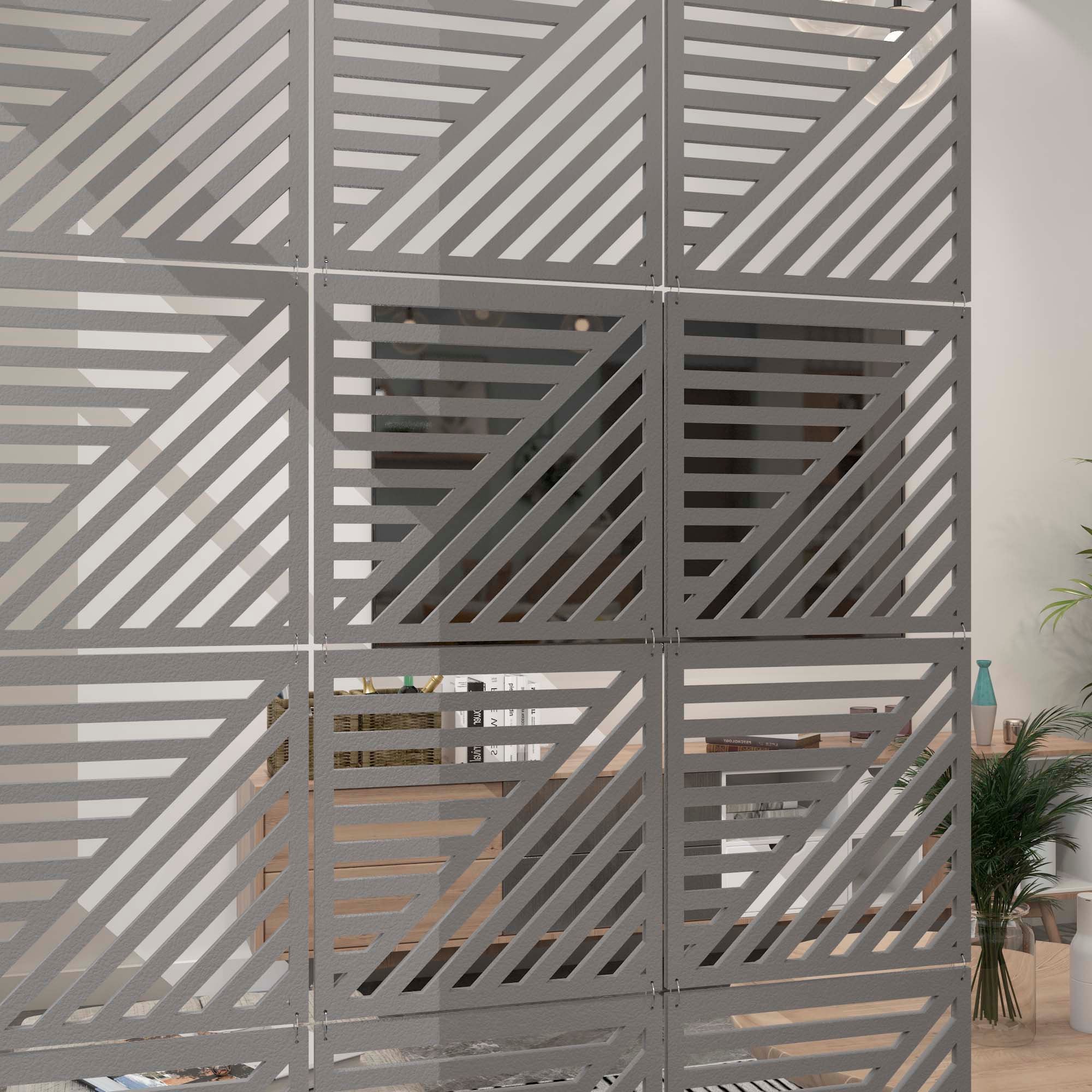 Modular Partitioning System for Decorating Walls, Dividing rooms, Beja Pattern - SKU:MO49-1