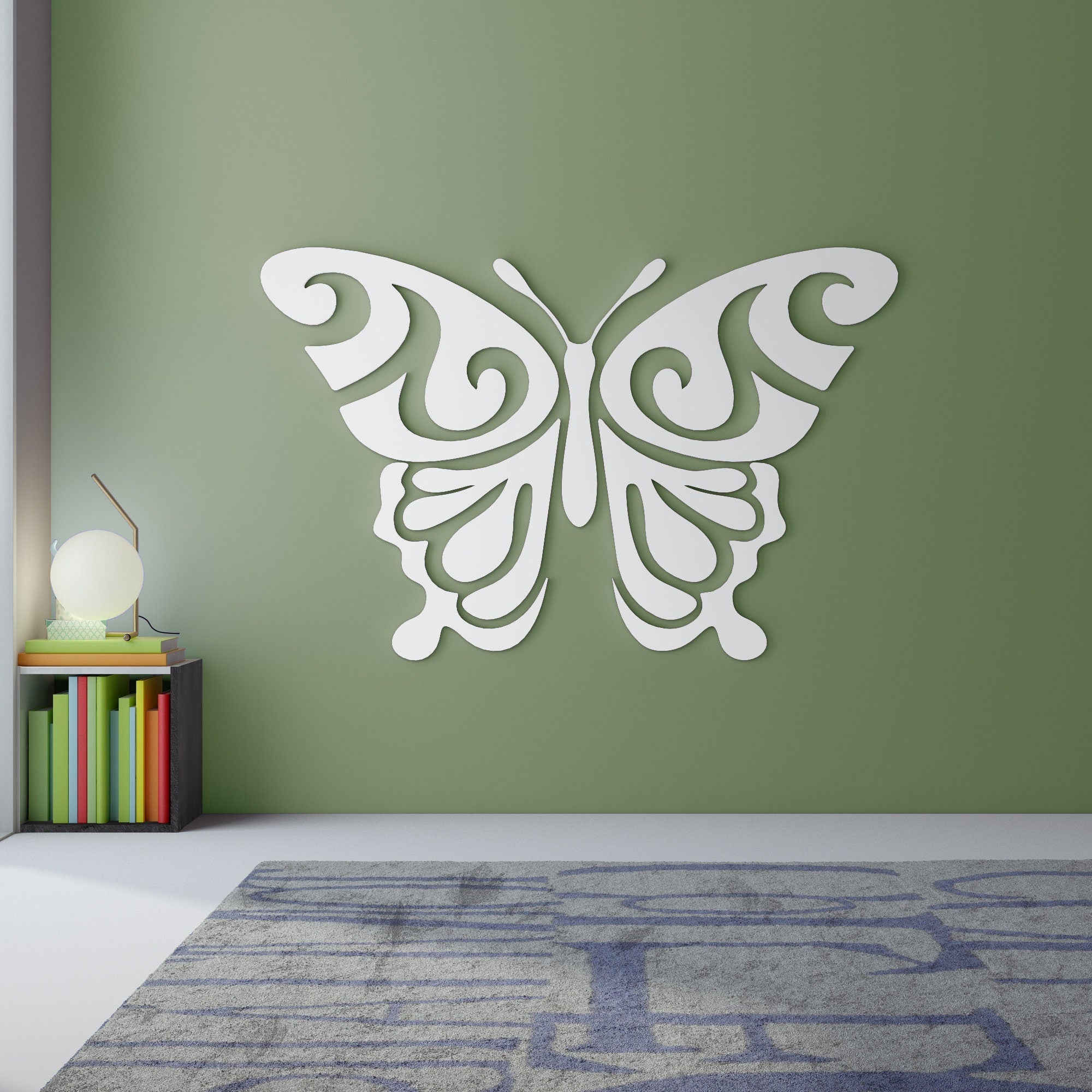 3D Butterfly Wall Hanging, Wall Art, Living Room Decor, Home Office Decor, Modern Home Decor - SKU:BFLY-1