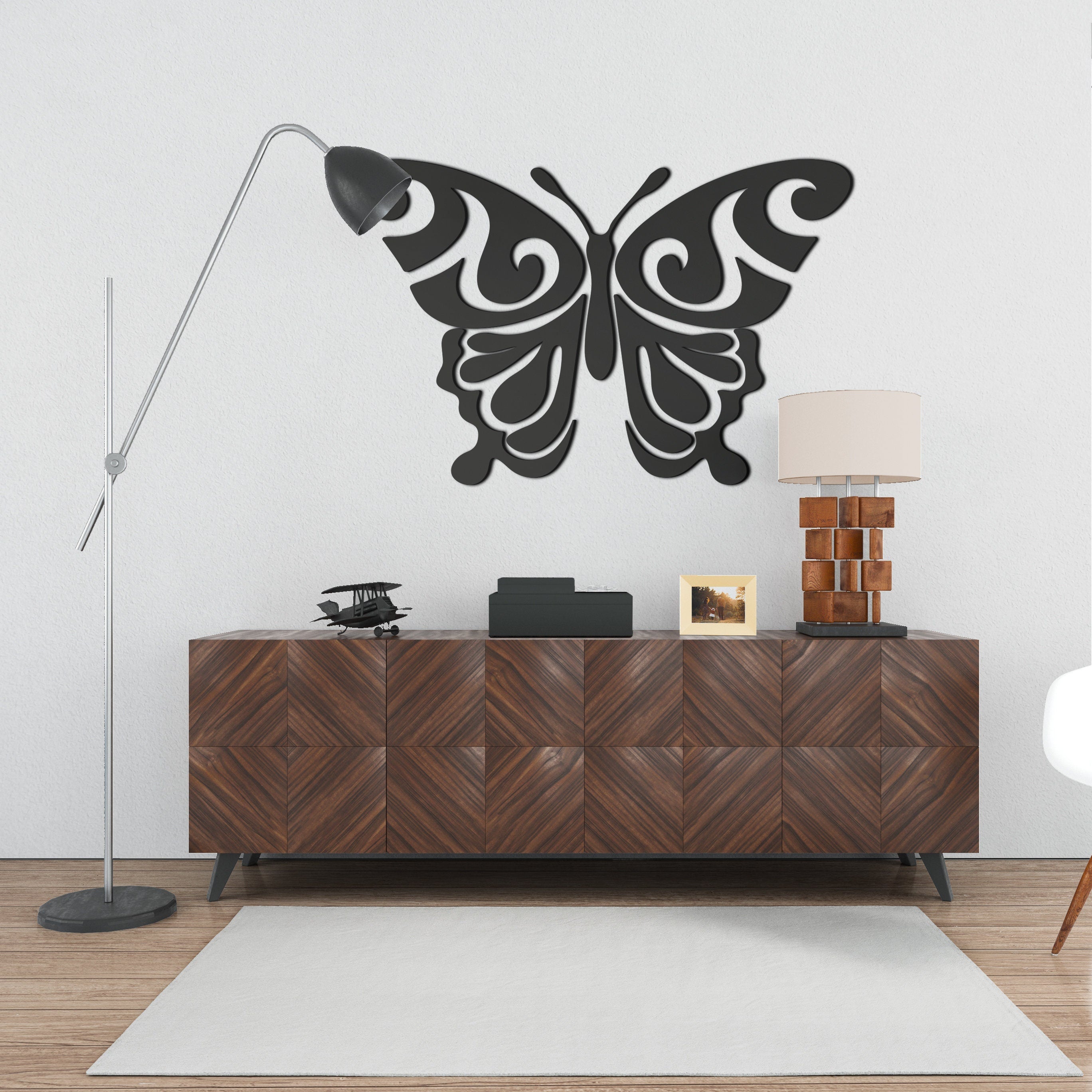 3D Butterfly Wall Hanging, Wall Art, Living Room Decor, Home Office Decor, Modern Home Decor - SKU:BFLY-2