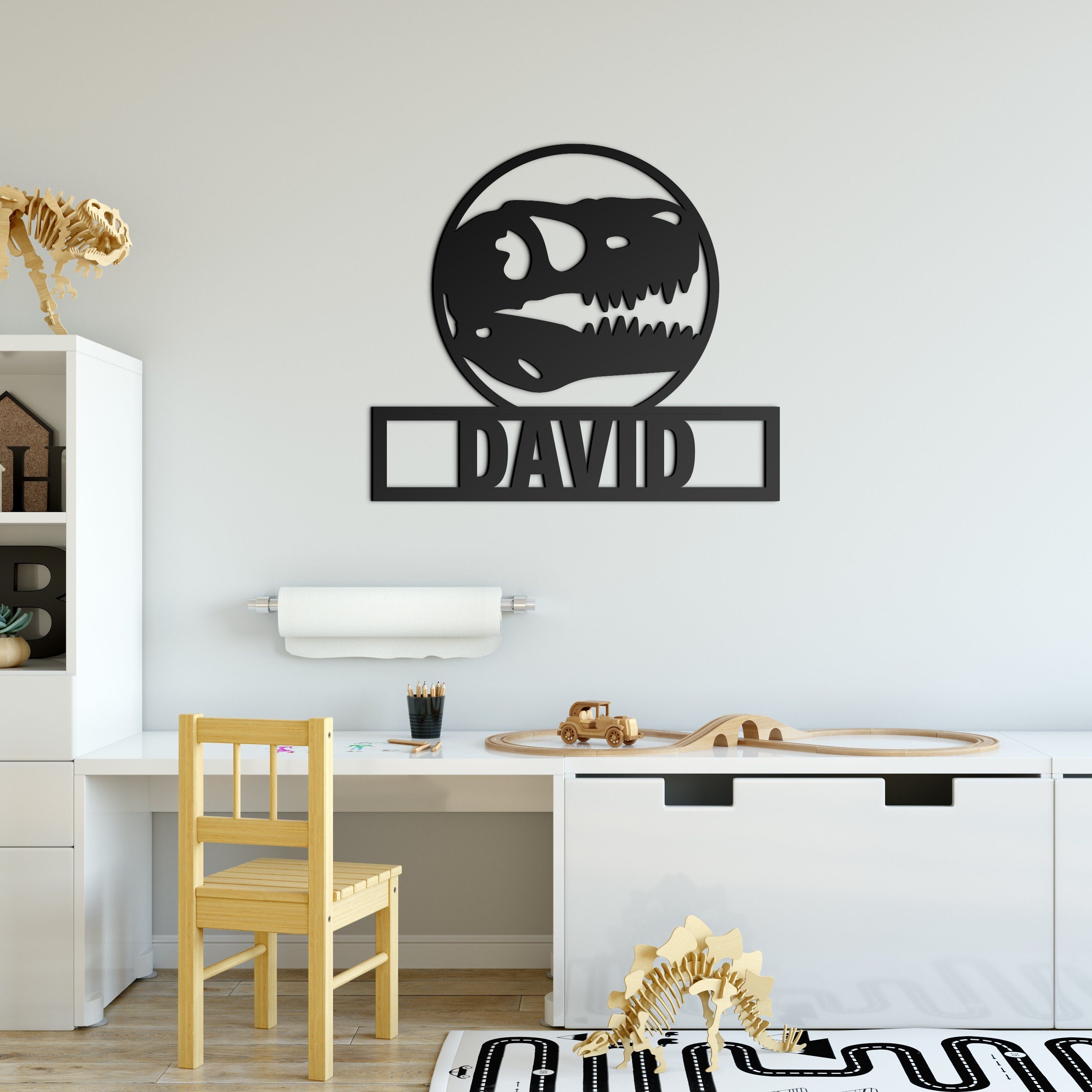 Dinosaur room decor | Dinosaur Personalized sign | nursery name sign  SKU:CTDS-0