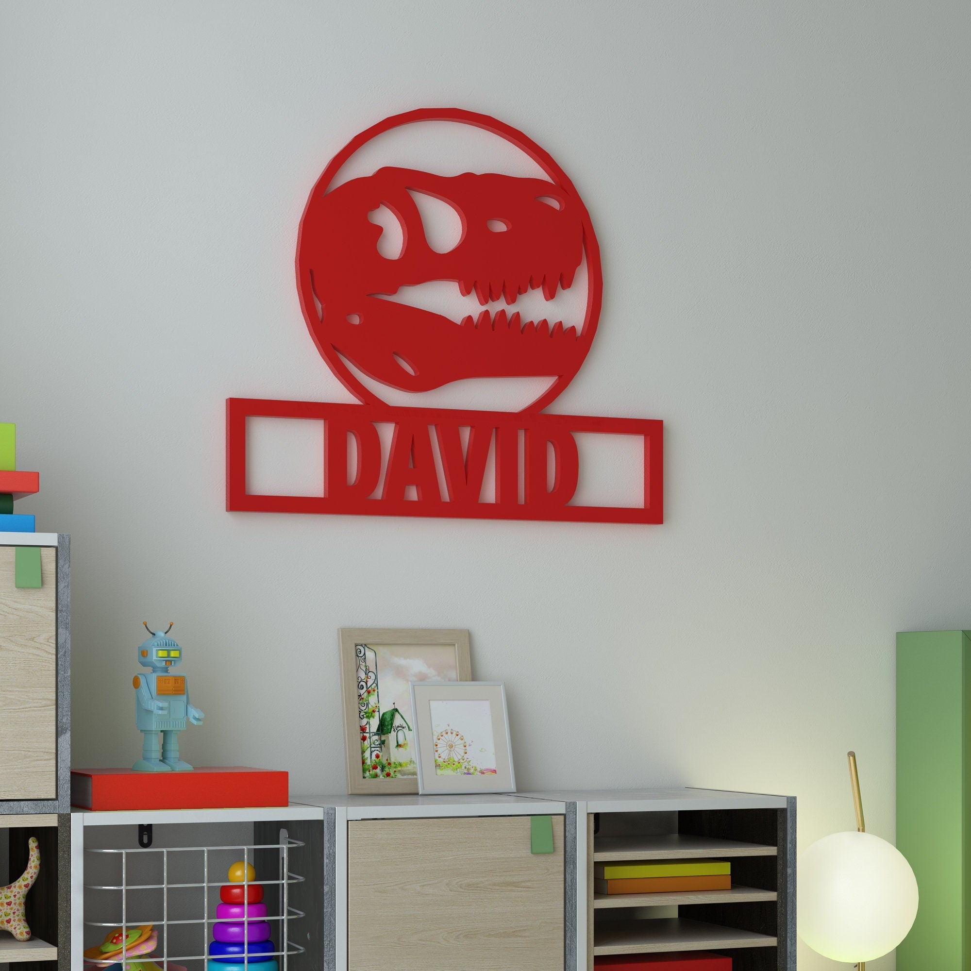 Dinosaur room decor | Dinosaur Personalized sign | nursery name sign  SKU:CTDS-2