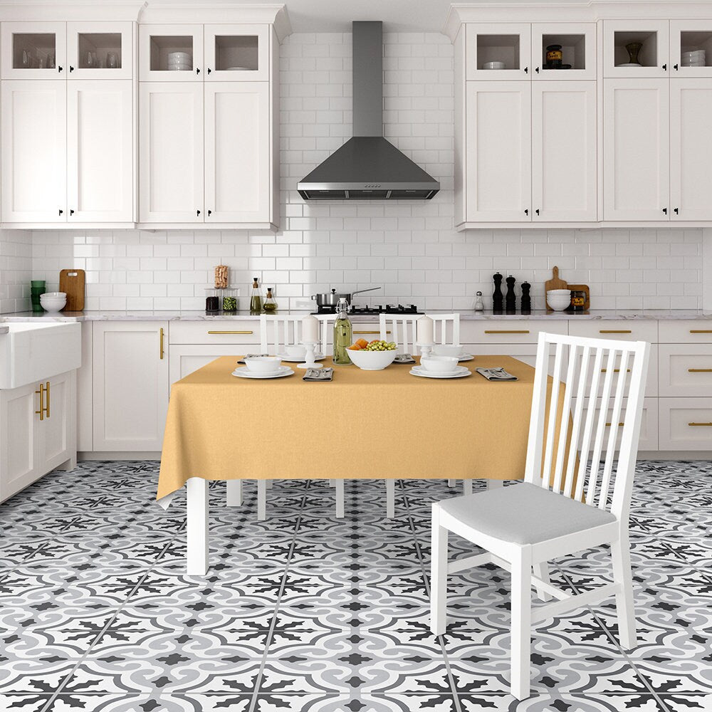 Reims Pattern Tile Stickers - Waterproof & Removable - Floor Vinyl - Vinyl Tile - Self Adhesive - Pack of 10 - SKU:REIM-1