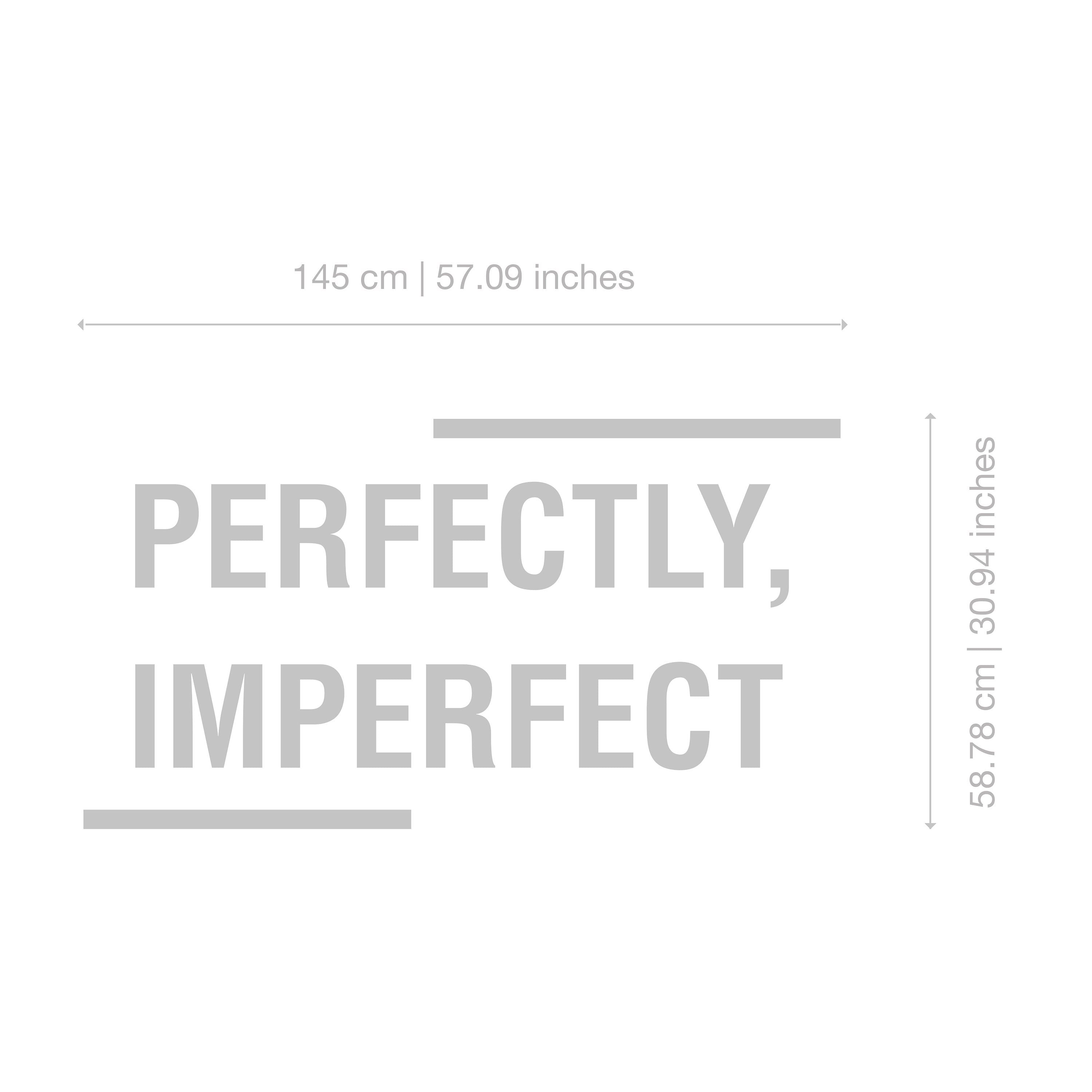 Perfectly Imperfect, Quote Wall Art, Home Decor, Affirmation Wall Hanging, Beauty Salon, Home Office Decor, SKU:TLYT-2