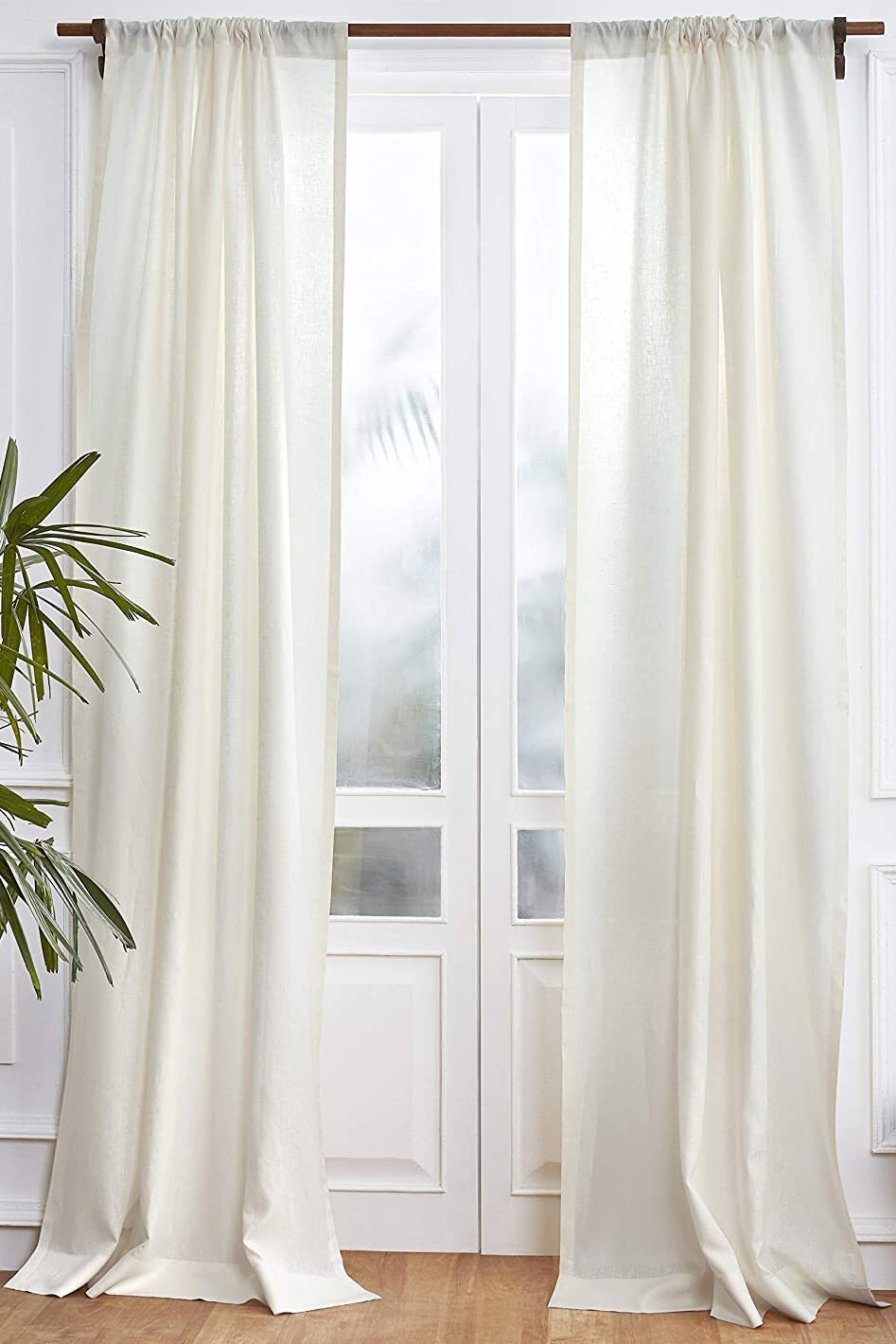Linen Cotton Mix Curtains-0
