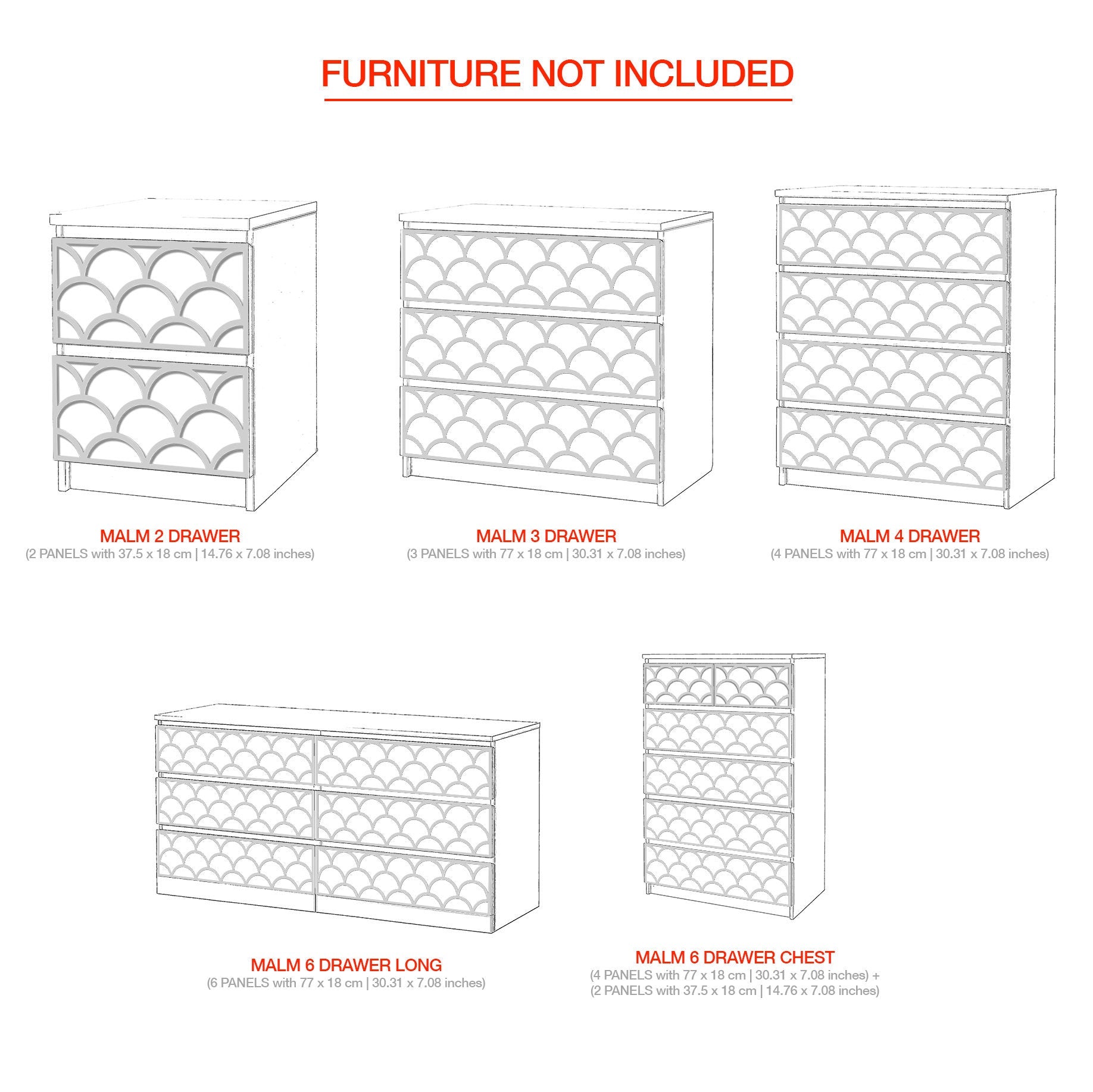 Setubal, MALM Kits, Overlay Decor, Furniture Decor, Refurbished Furniture, Furniture Overlays, Mirrored Furniture, SKU:SEMA-3