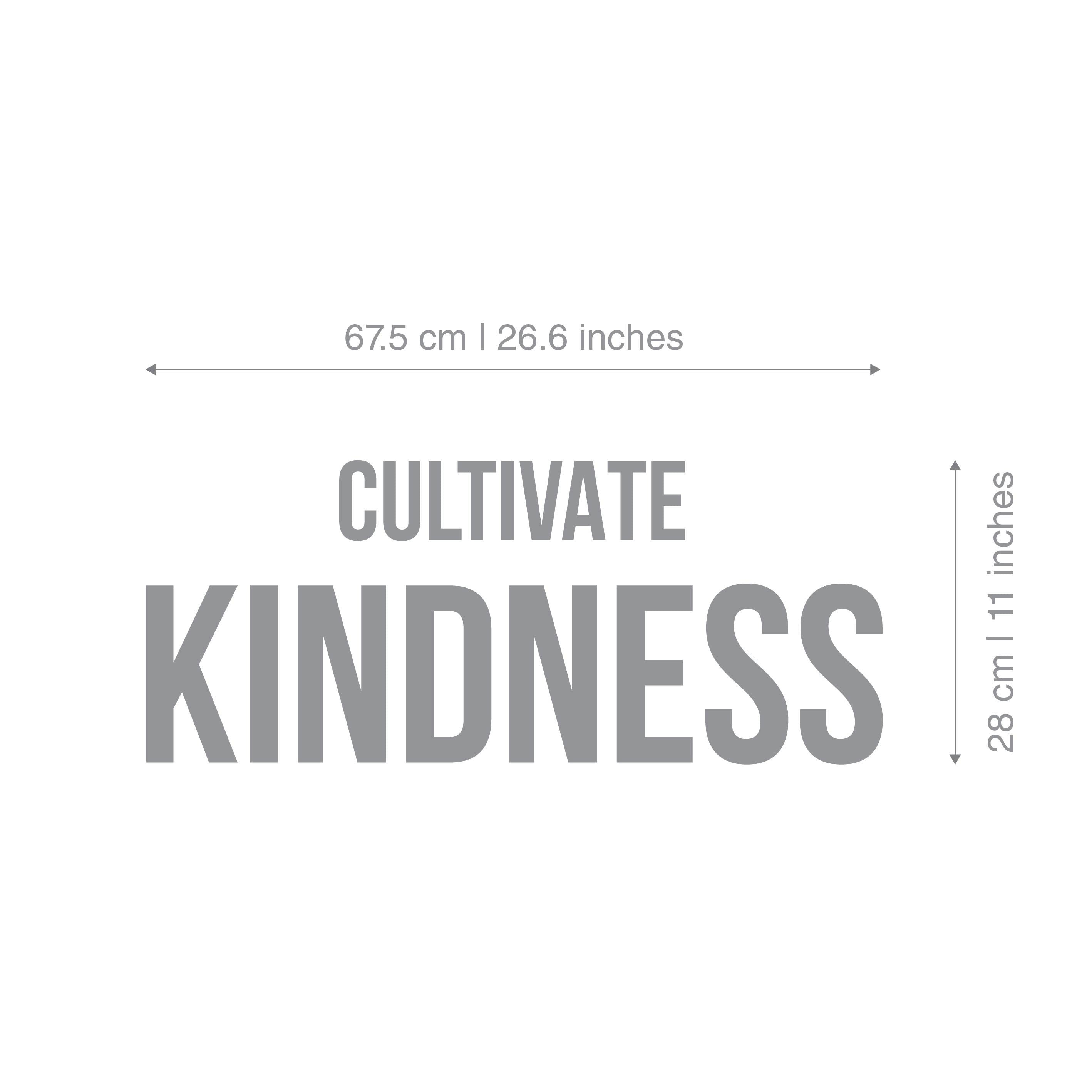 Cultivate Kindness, 3D Quote Letters, Inspiring Wall Quote, Success Team Work Wall, Positive Vibes Wall Art, SKU:CUKI-2