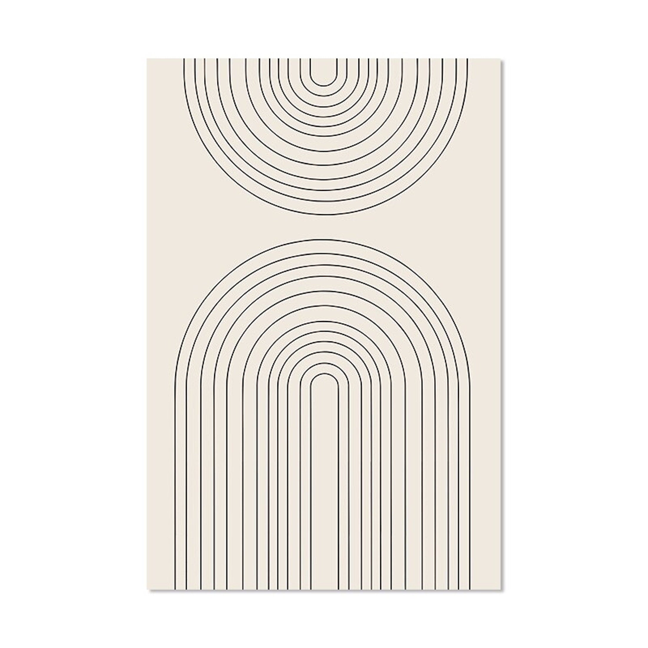 Poster Boho in Senffarben und Ockarfarben als Deko Print ohne Rahmen-5