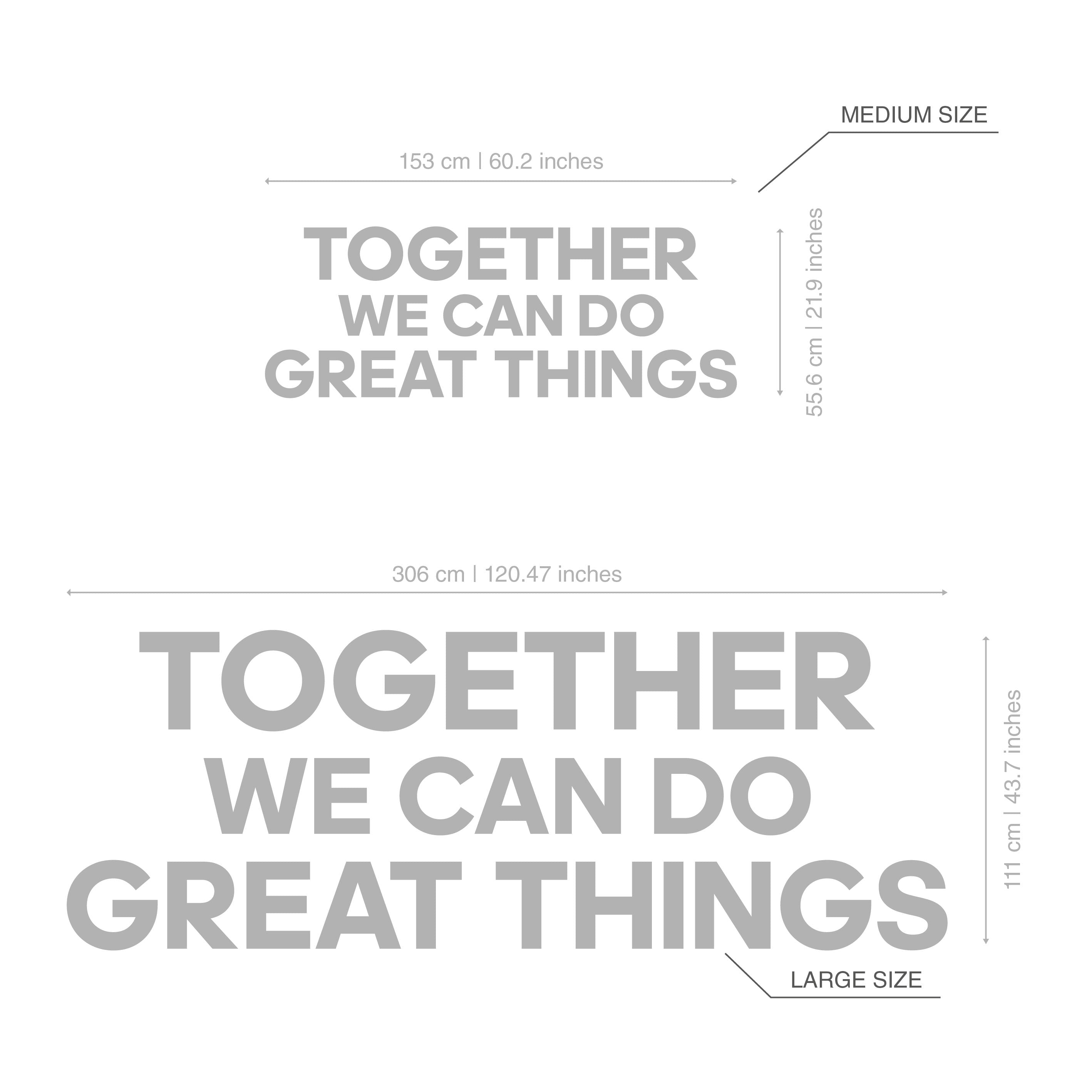 Office Decor Quote /  Teamwork Quote /  Business Decor Office Quote Sign  - SKU:TGT3D-1