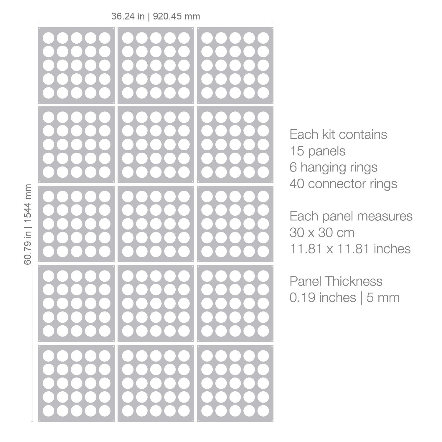 Dots Pattern Room Divider, Room Separator, Partition Hanging, Contemporary Wall Hanging, SKU:MO75-4