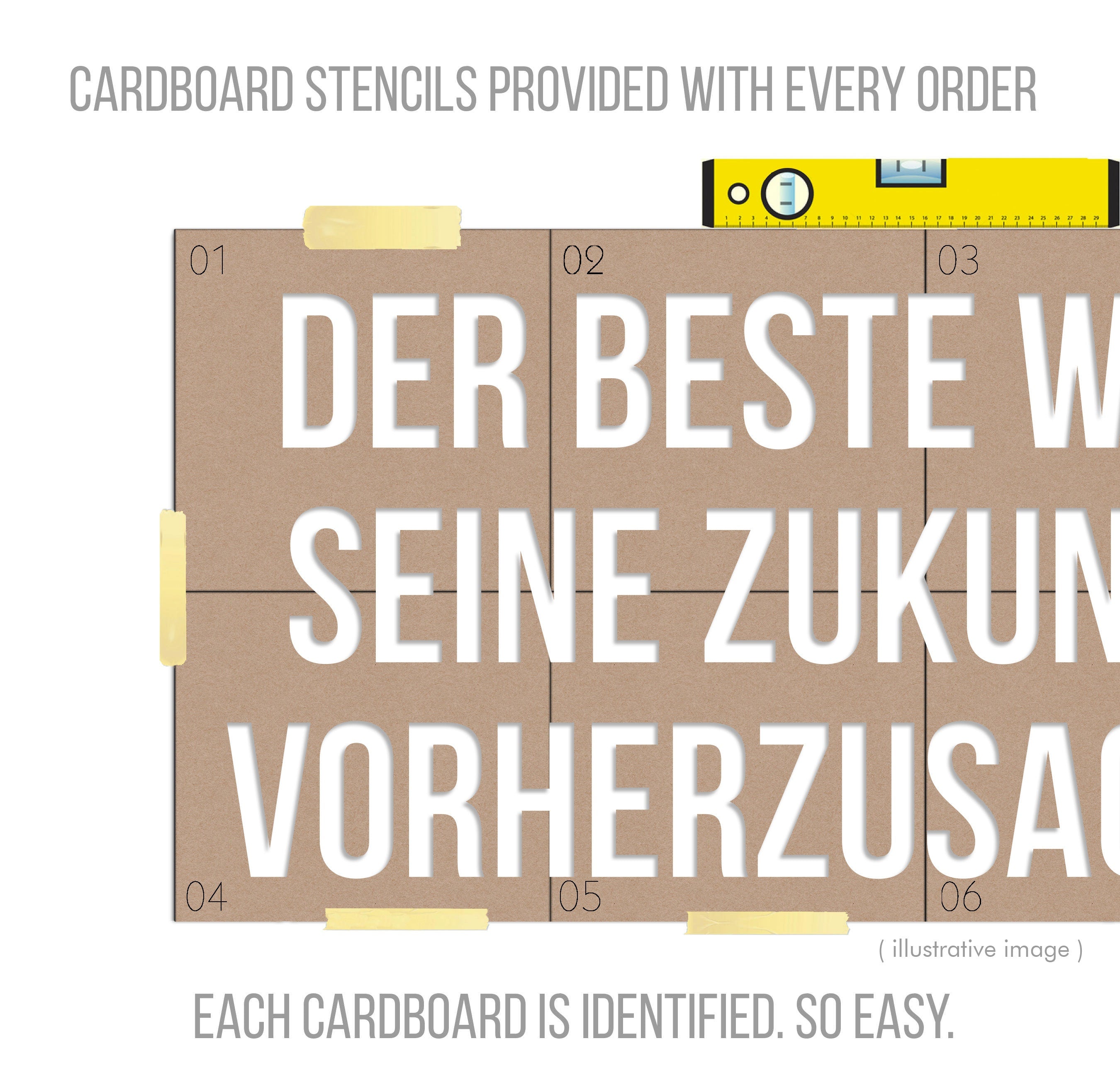 Der beste weg seine zukunft vorherzusagen ist, sie selbst zu erschaffen, 3D-BUCHSTABEN Homegym, Training, Fitness, Fitnessstudio, SKU:DERW-3