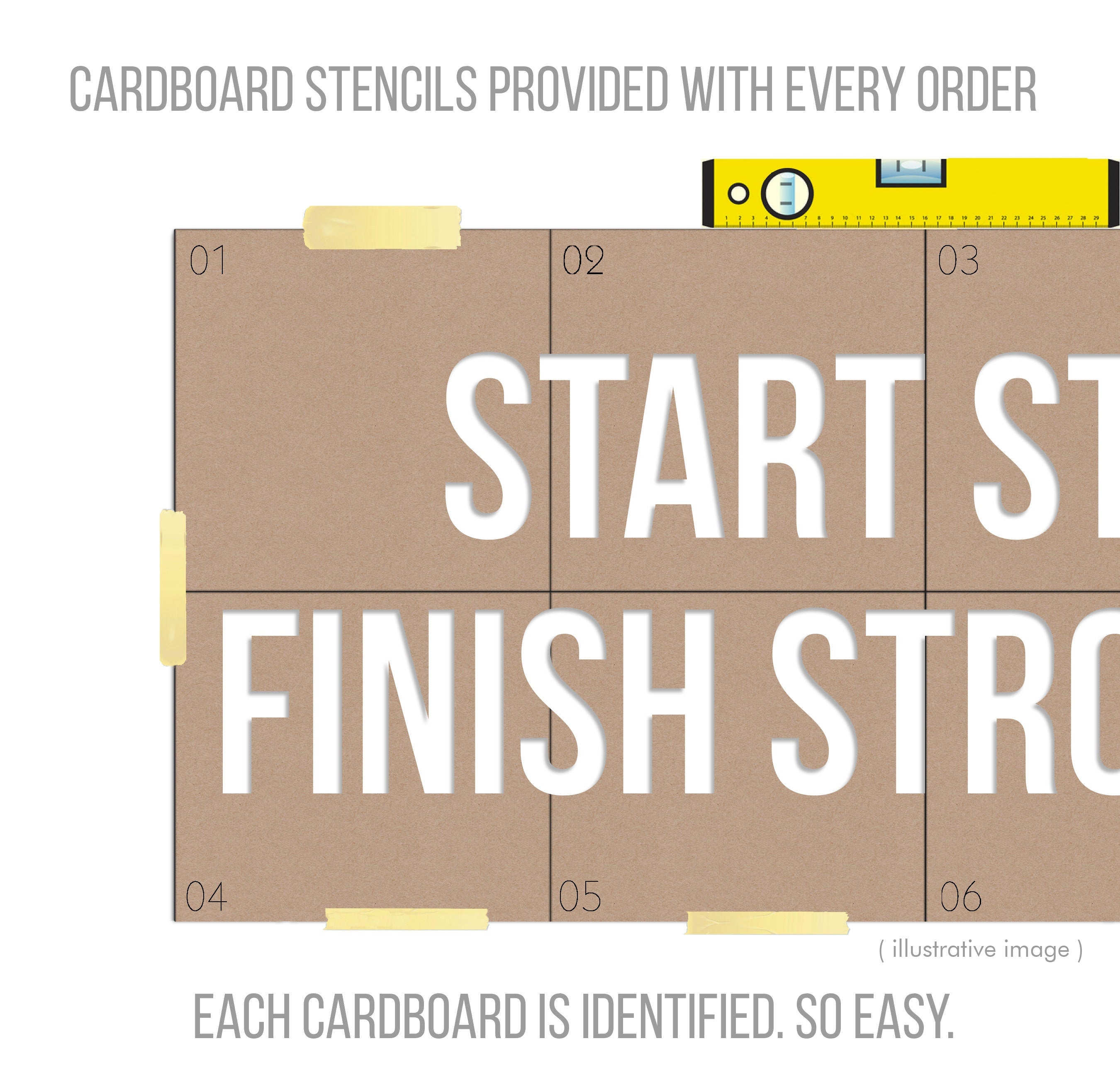 Start Strong Finish Stronger, Gym Wall Art, Workout Motivation, workout room Decor, SKU:SSF-3