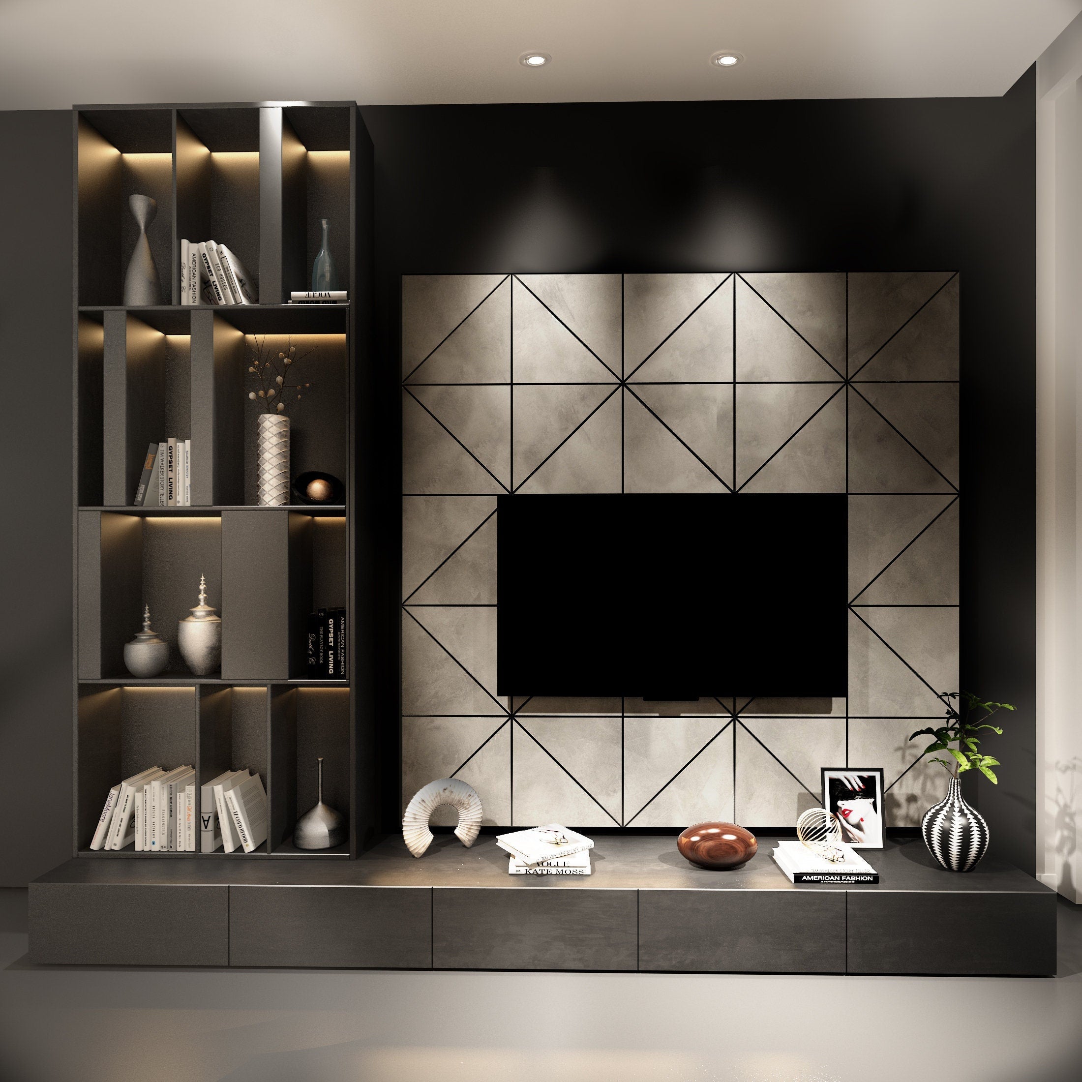 Concrete Decorative Panels, 3D Wall Panels, Modern Wall Panels, Large Wall Panels, SKU:SICC-0