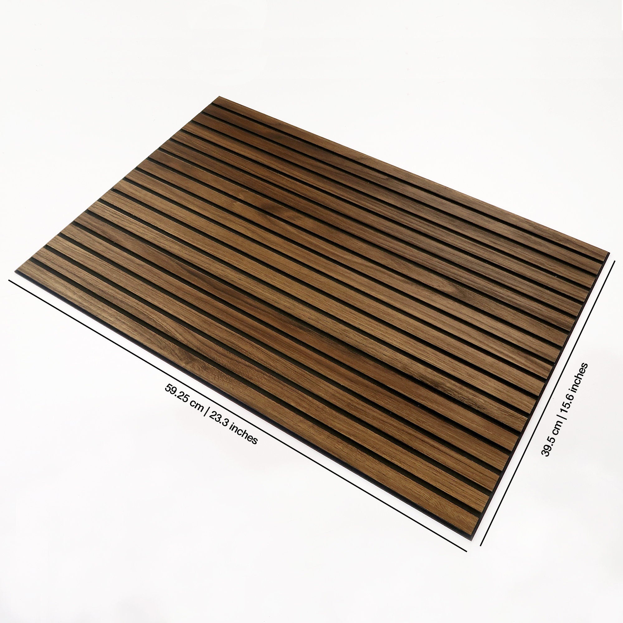 Dark Wood Headboard, Wood Slat Wall Panel, Decorative Wall Panels, Easy Installation, SKU:WSWP-2