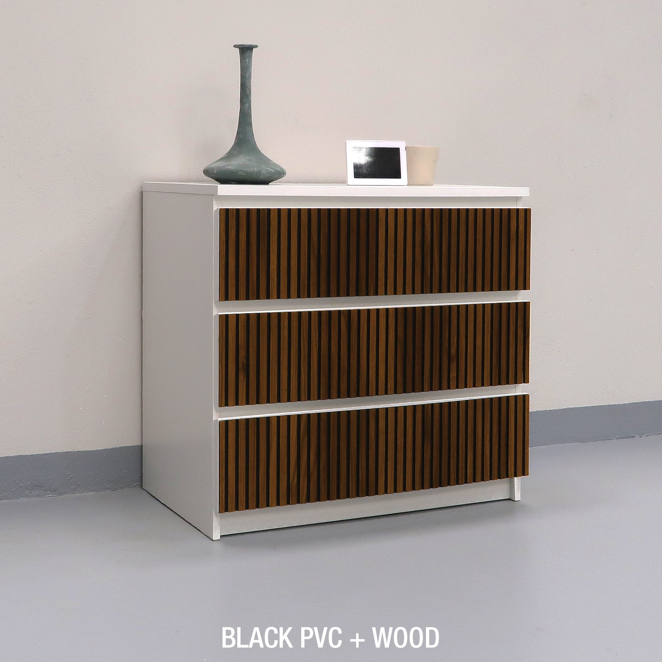 Shanghai Malm Overlay, Furniture Dresser Laminated Appliques, Textured Wood Imitation, SKU:SHMA-3