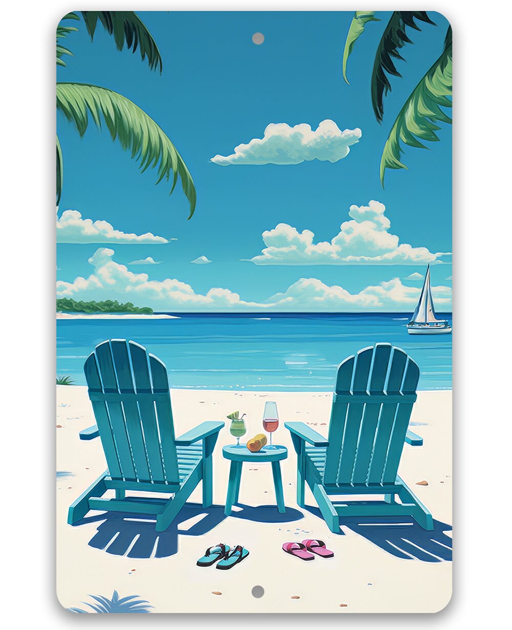 Another Day in Paradise - Metal Sign