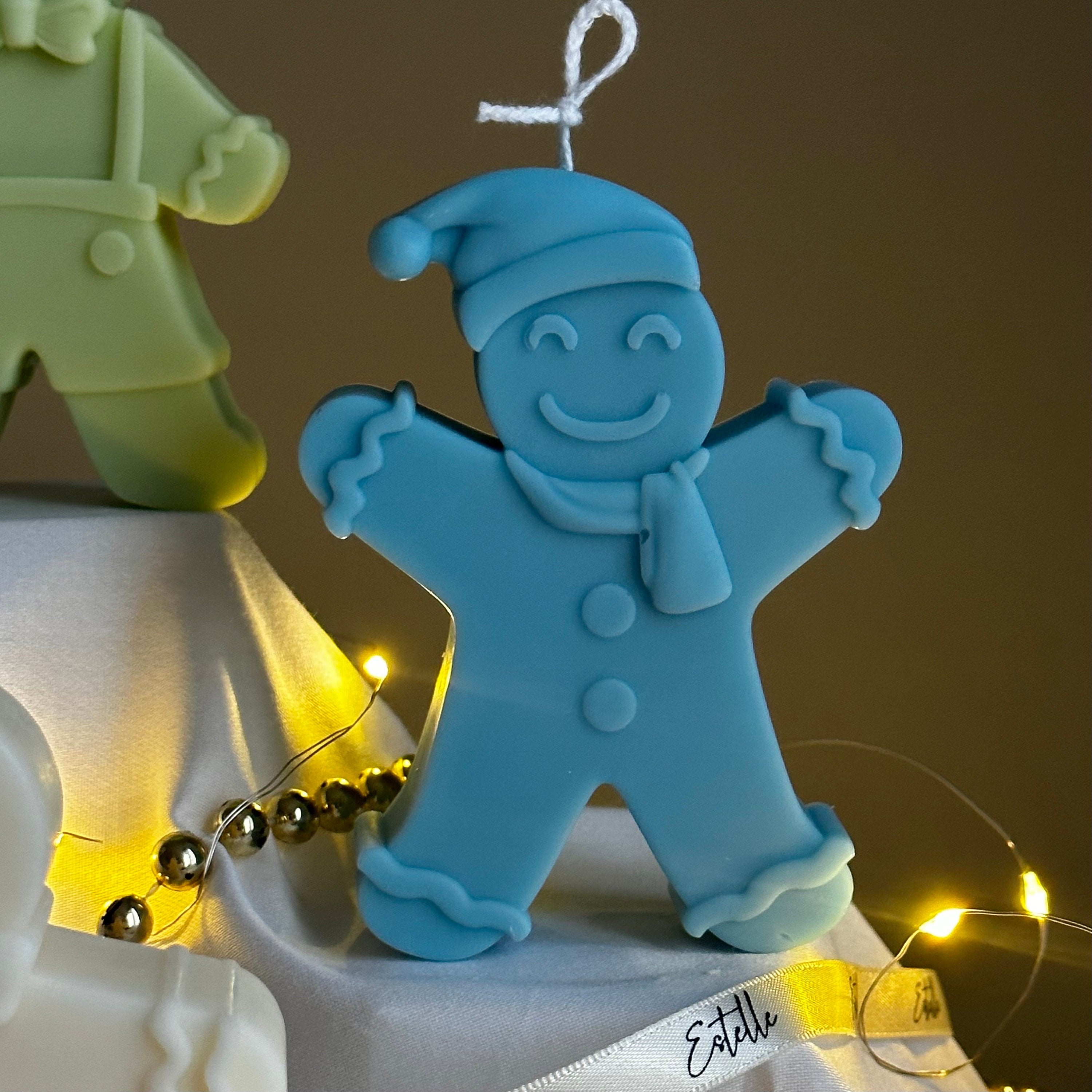 Cute Gingerbread Candle-2