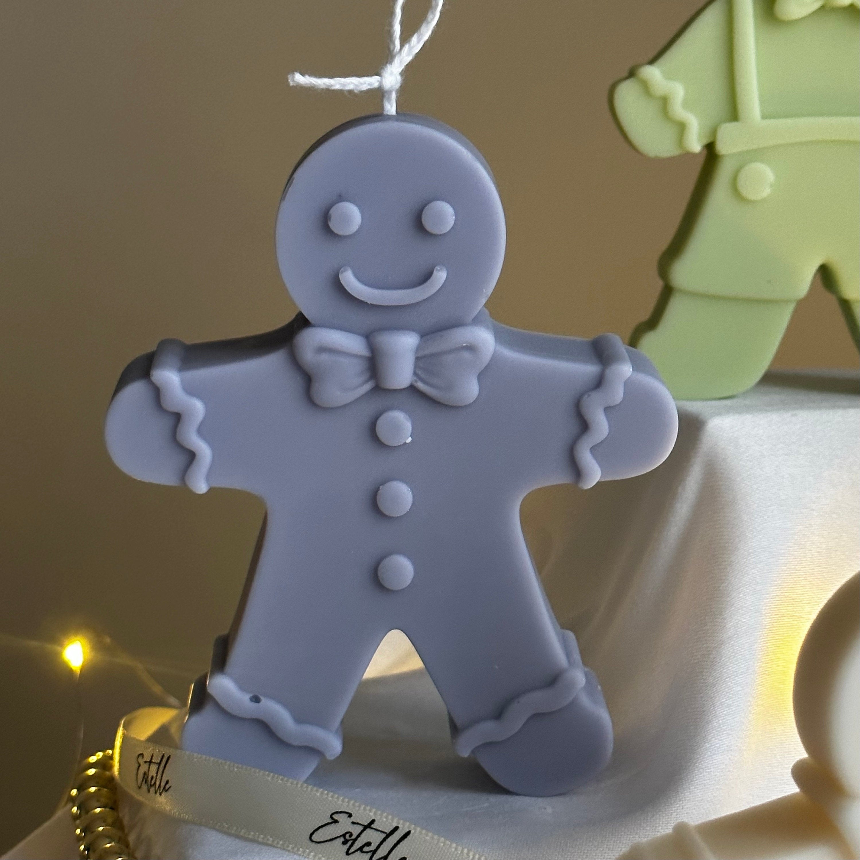 Cute Gingerbread Candle-4