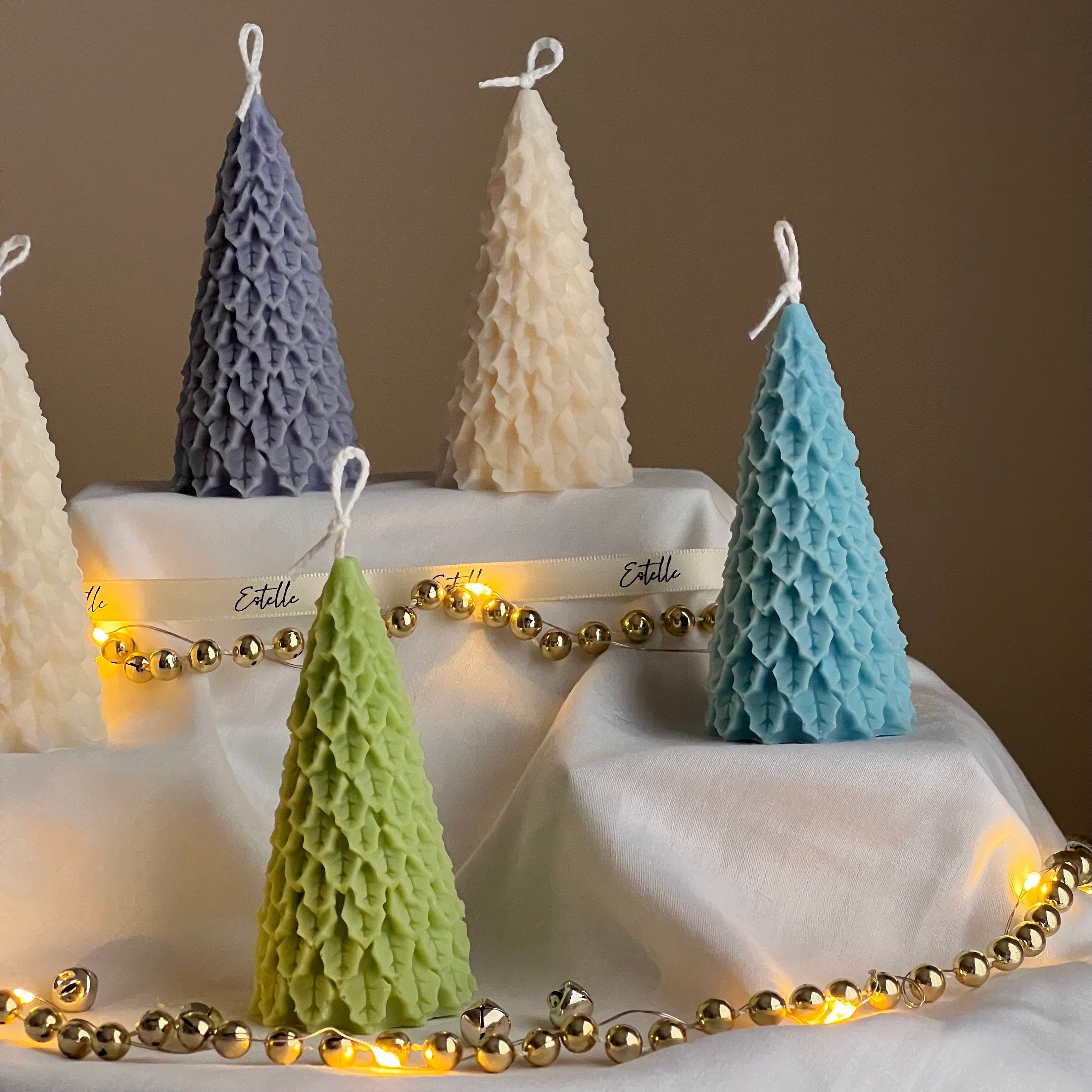 Small Christmas Tree Candle-3