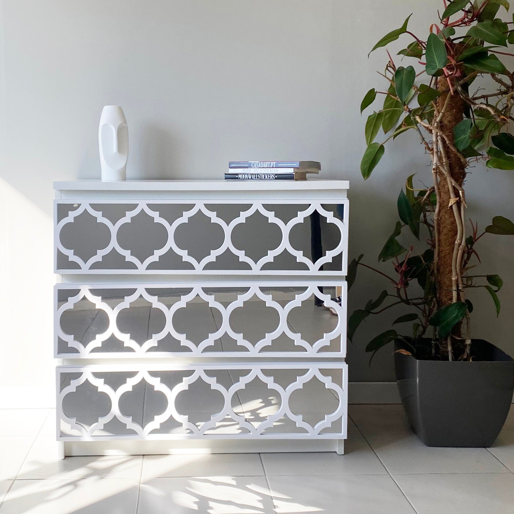 Fretwork, Trellis, Overlays, Furniture Appliques, Malm Kits, Mirror, Lattice, Refurbish, SKU:TrellisMI-2