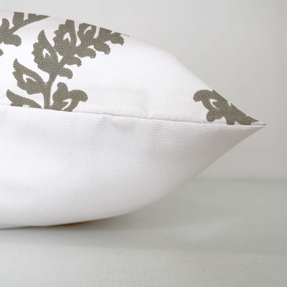 Pandora  - Set of 4 Pieces | Cotton Linen Fabric | Crewel Embroidered | Pillow/Cushion Cover Set | With or Without Insert-4