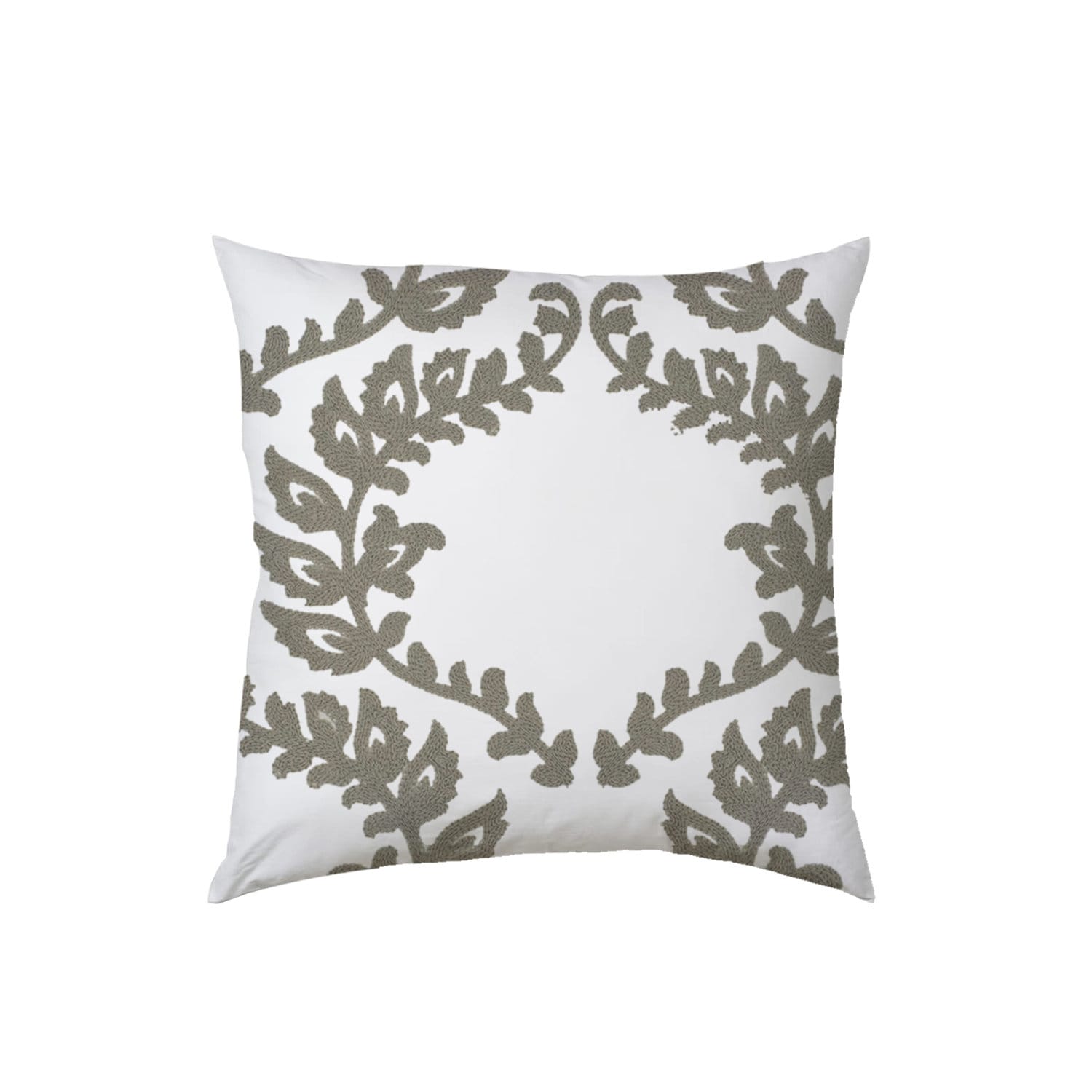 Pandora  - Set of 4 Pieces | Cotton Linen Fabric | Crewel Embroidered | Pillow/Cushion Cover Set | With or Without Insert-0