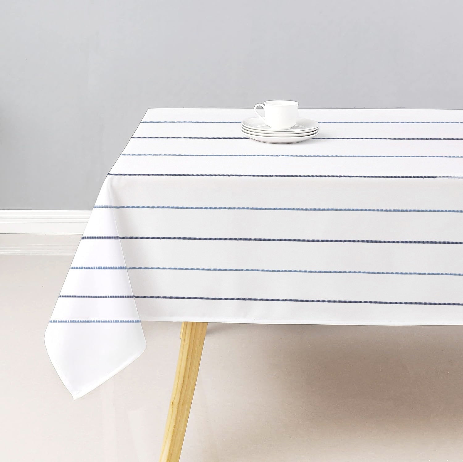 Seraphina - Crewel Embroidered Tablecloth | Linen Cotton Mix | Soft | Handmade | Cotton Linen Backing | Customisable Sizes-1