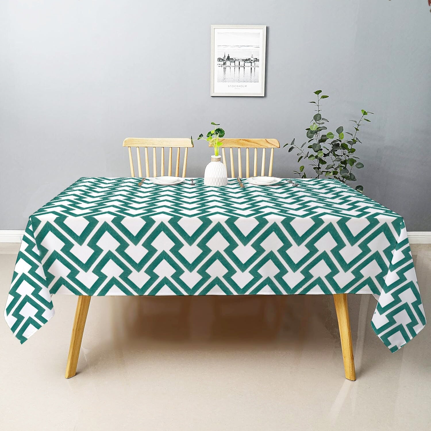 Aria- Crewel Embroidered Tablecloth | Linen Cotton Mix | Soft | Handmade | Cotton Linen Backing | Customisable Sizes-0