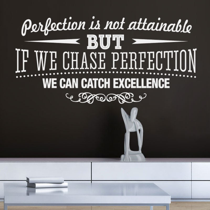 Catch Excellence - Office Wall Art - Typography Stickers -  Office Decor - Inspirational Stickers - Motivational Decals - SKU:CATCHEXSTICKER-0