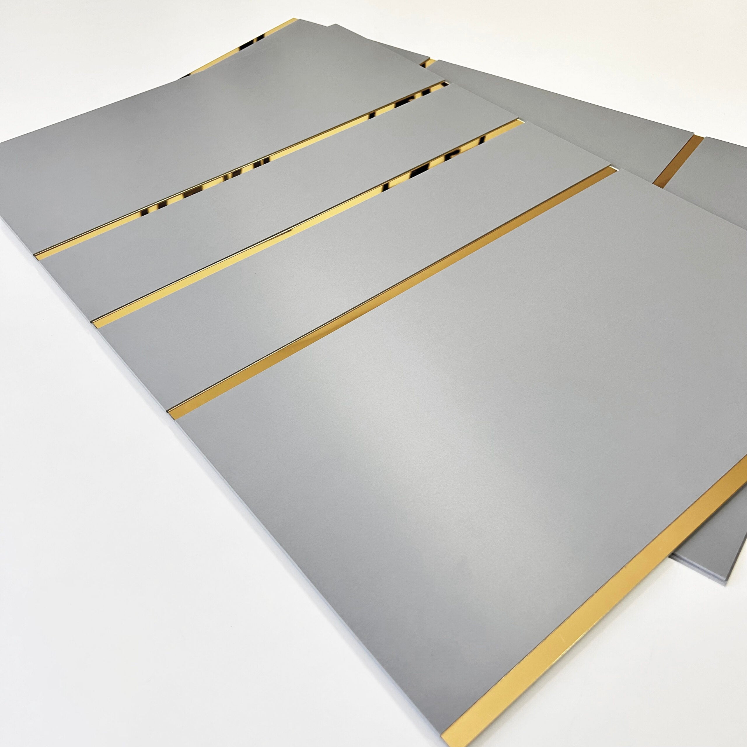 Grey and Gold Mirror Decorative Panels-3