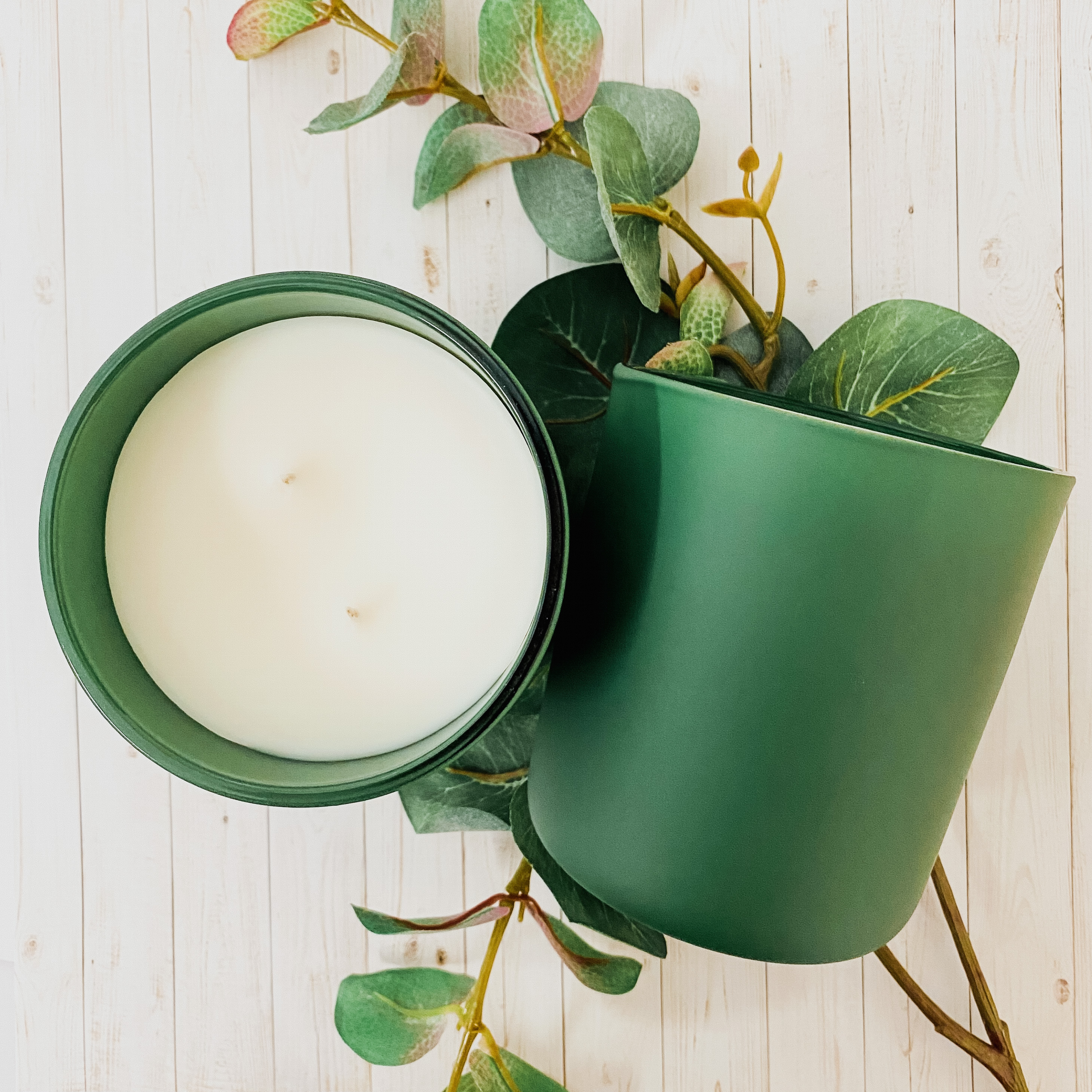 Fresh Soy Candle Scent Eucalyptus Mint-0