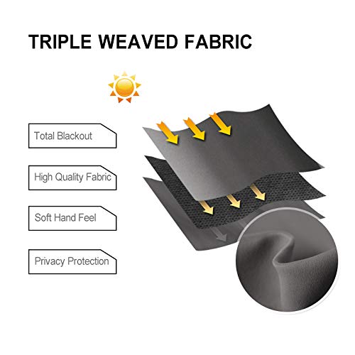 DWCN Room Divider Blackout Curtain, 1 Grommet Curtain Panel-2