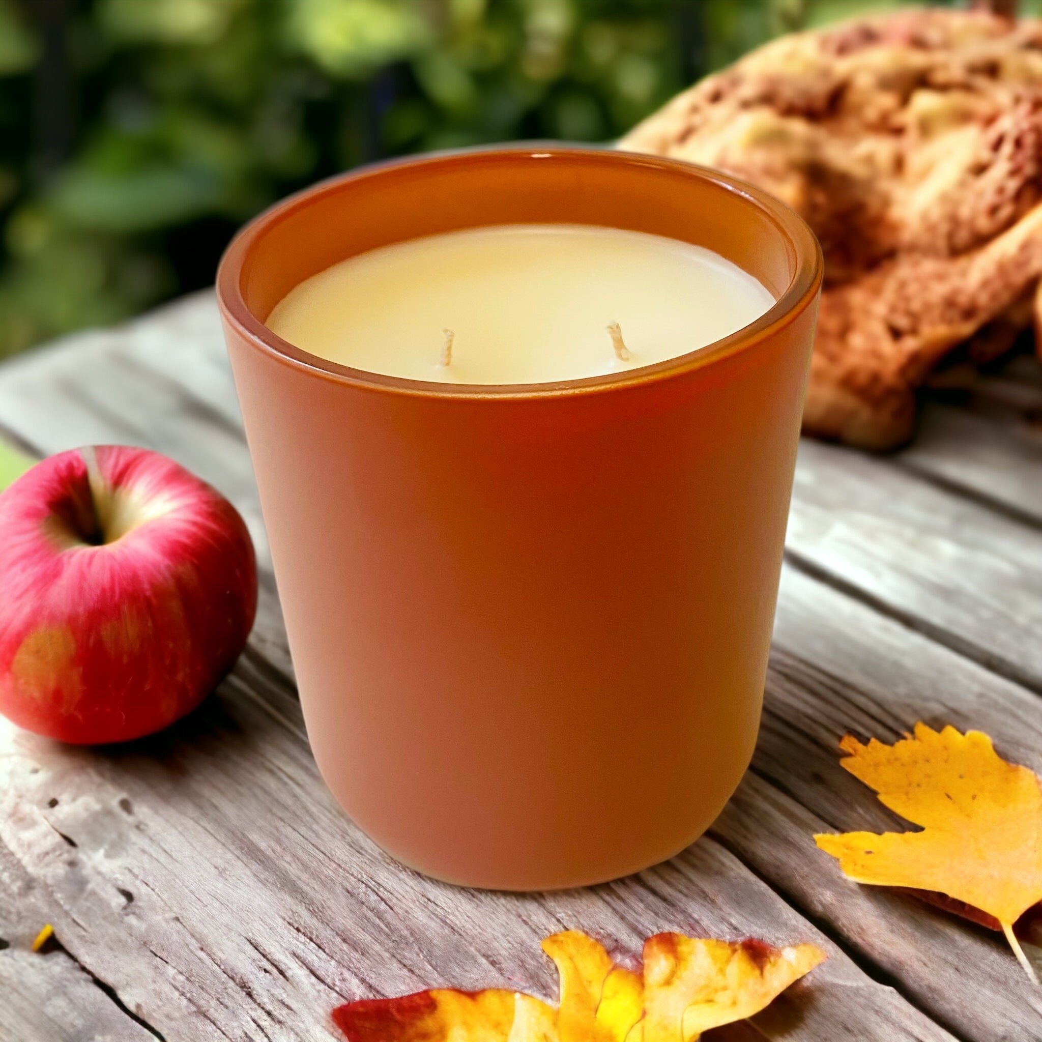 Warm Apple Pie Candle Soy Wax-0