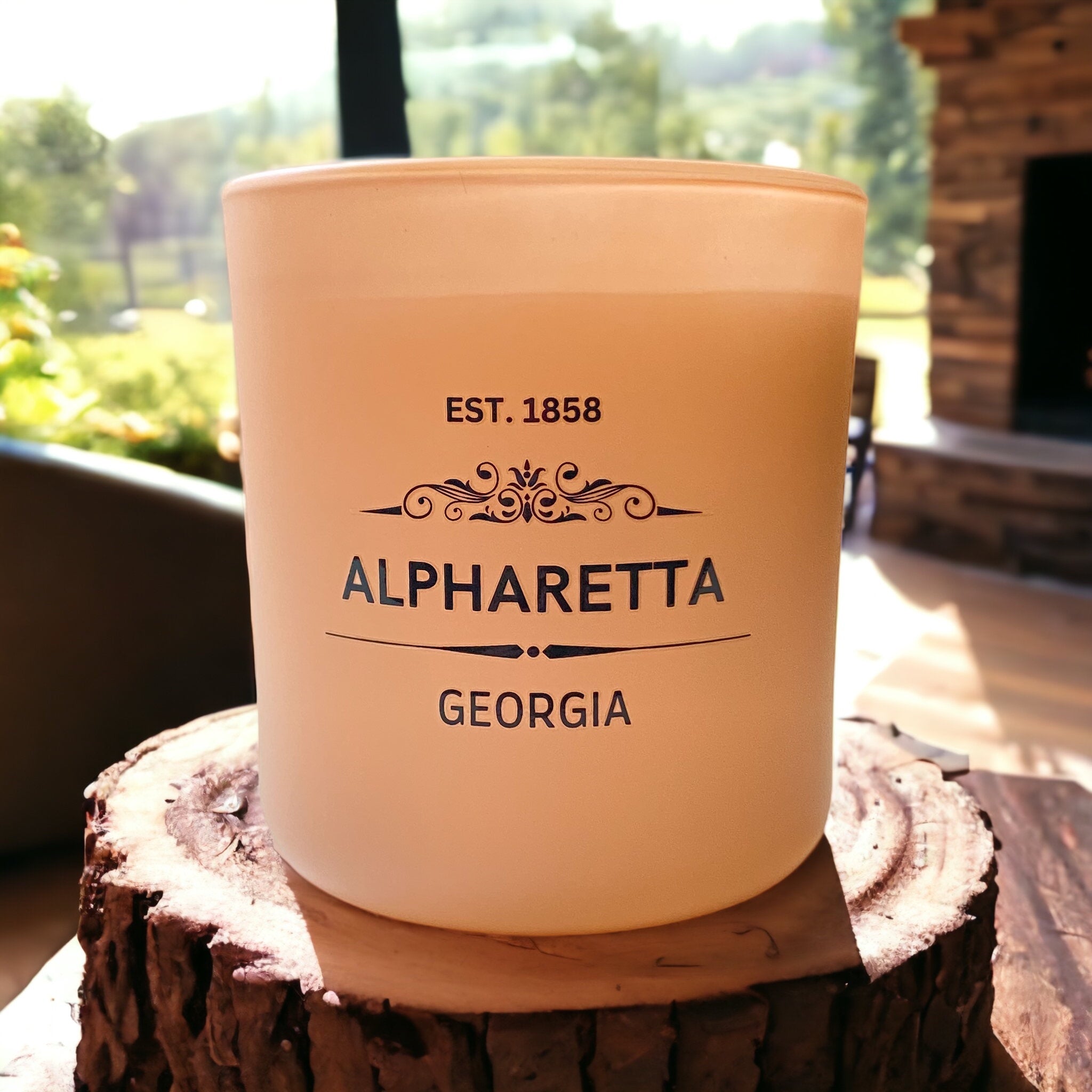 Alpharetta Georgia Peach Candle-0