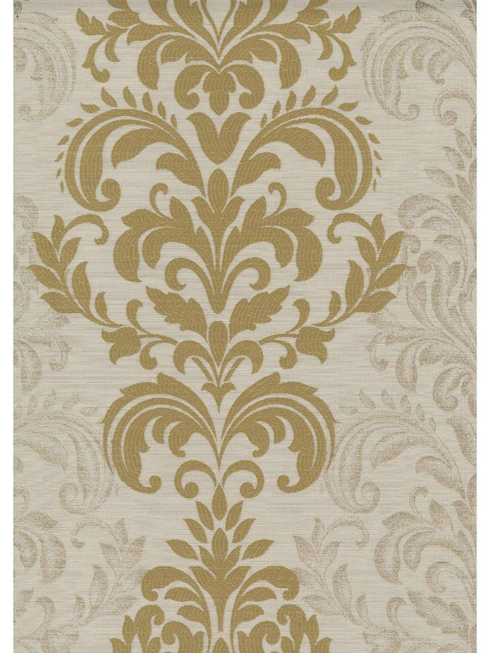 Linen Damask Curtains | Blackout Lining | Eyelet & More | Single or Pair-2